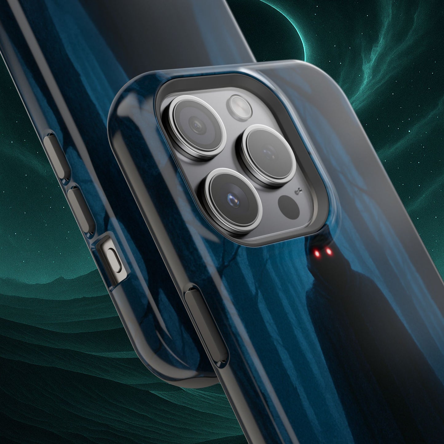 "Funda Magnética Reforzada🖤 El Vigía del Bosque Oscuro"