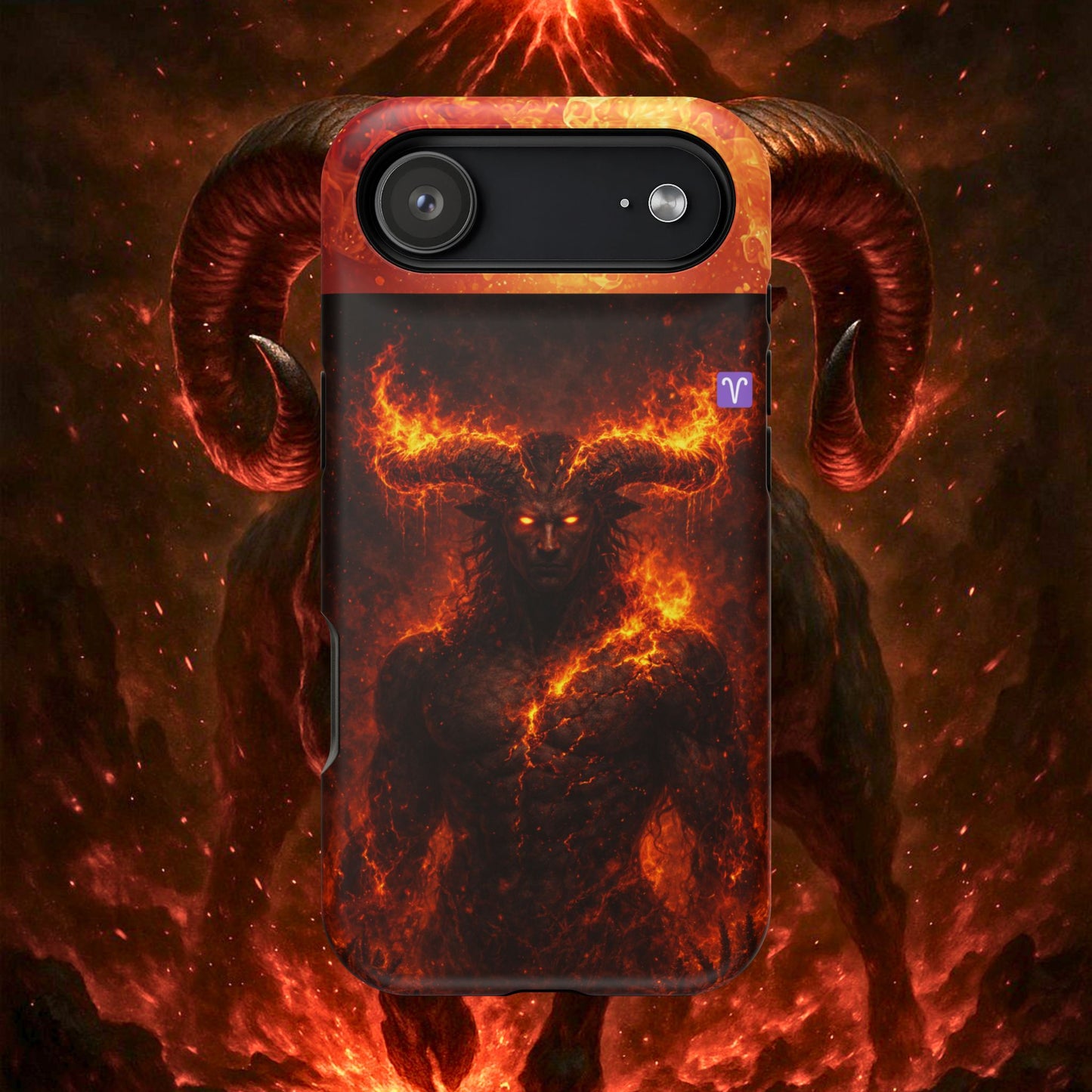 "Funda Magnética Reforzada ♈ Aries — Espíritu de fuego"