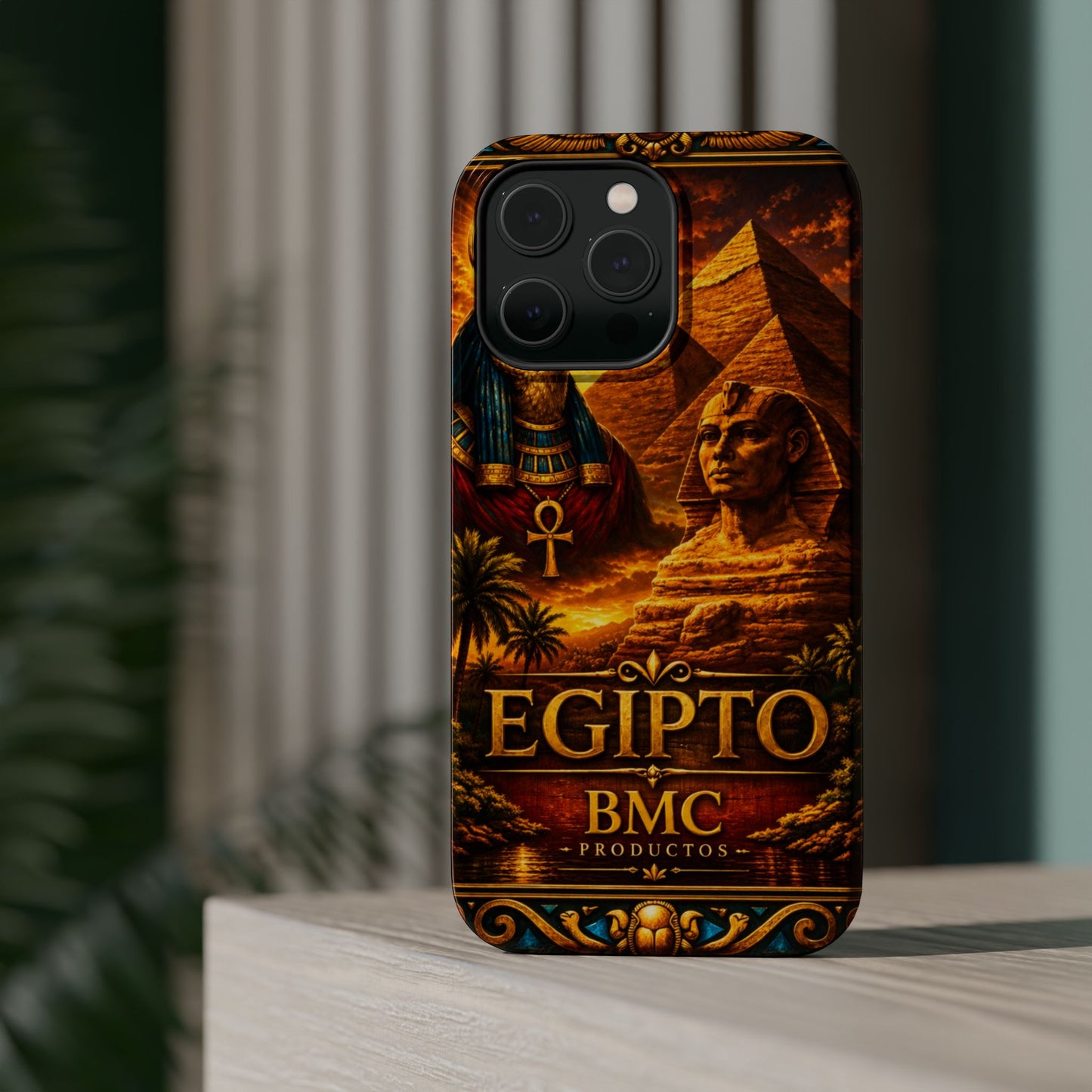 "Funda Magnética Reforzada Egipto Misterio Dorado del Nilo 🏺🌅🐫