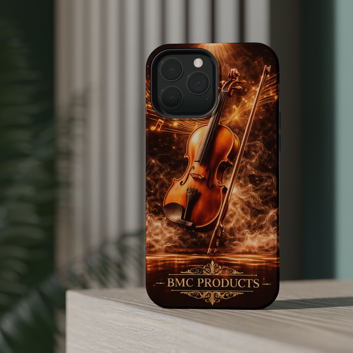 "Funda Magnética Reforzada Magnética Reforzada violin 🎻🔥 “Toca con el alma. Quema con cada nota.” 🔥🎻