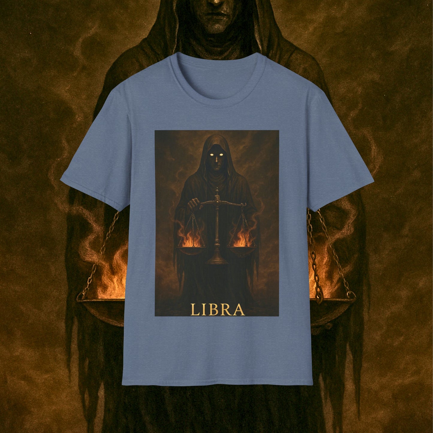 "Camiseta LIBRA – El Guardián del Equilibrio"