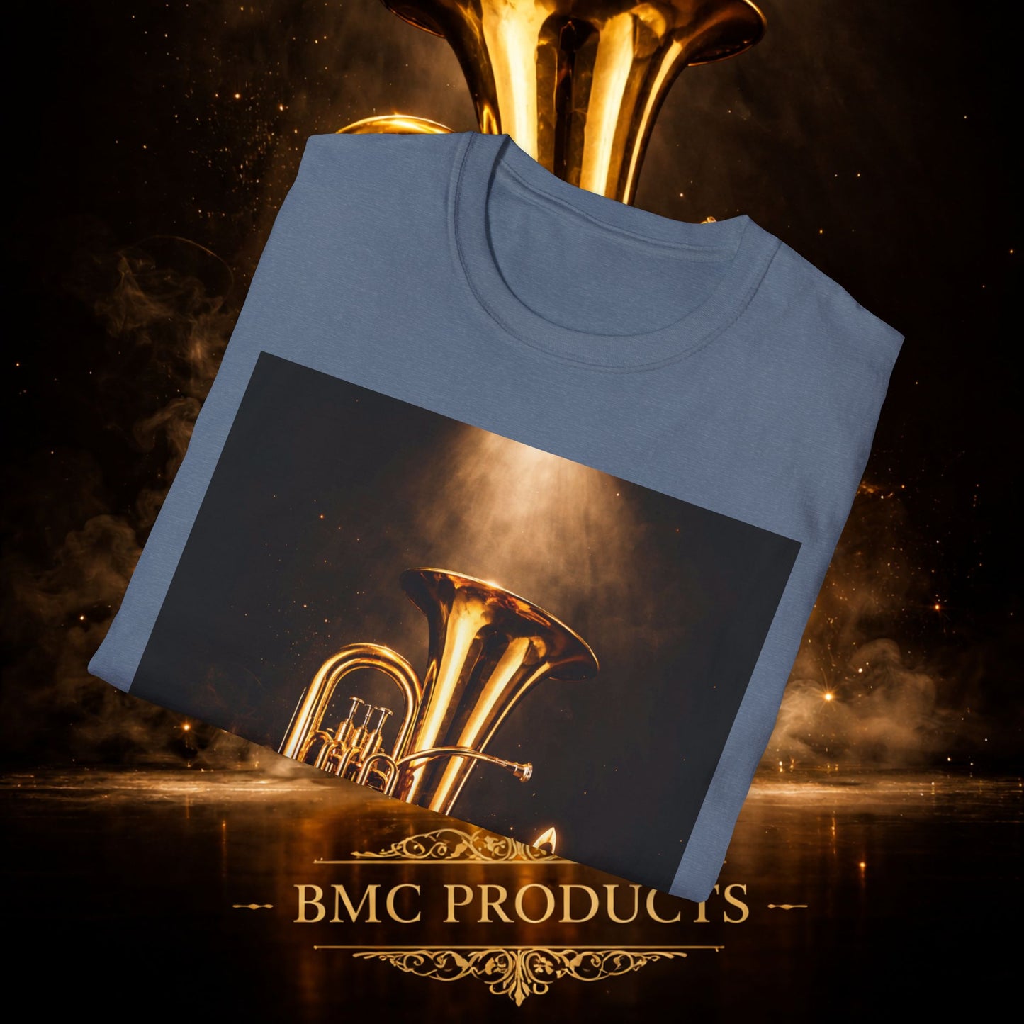 "Camiseta Tuba 🎺🔥 Cuando el alma suena, todo arde.”
