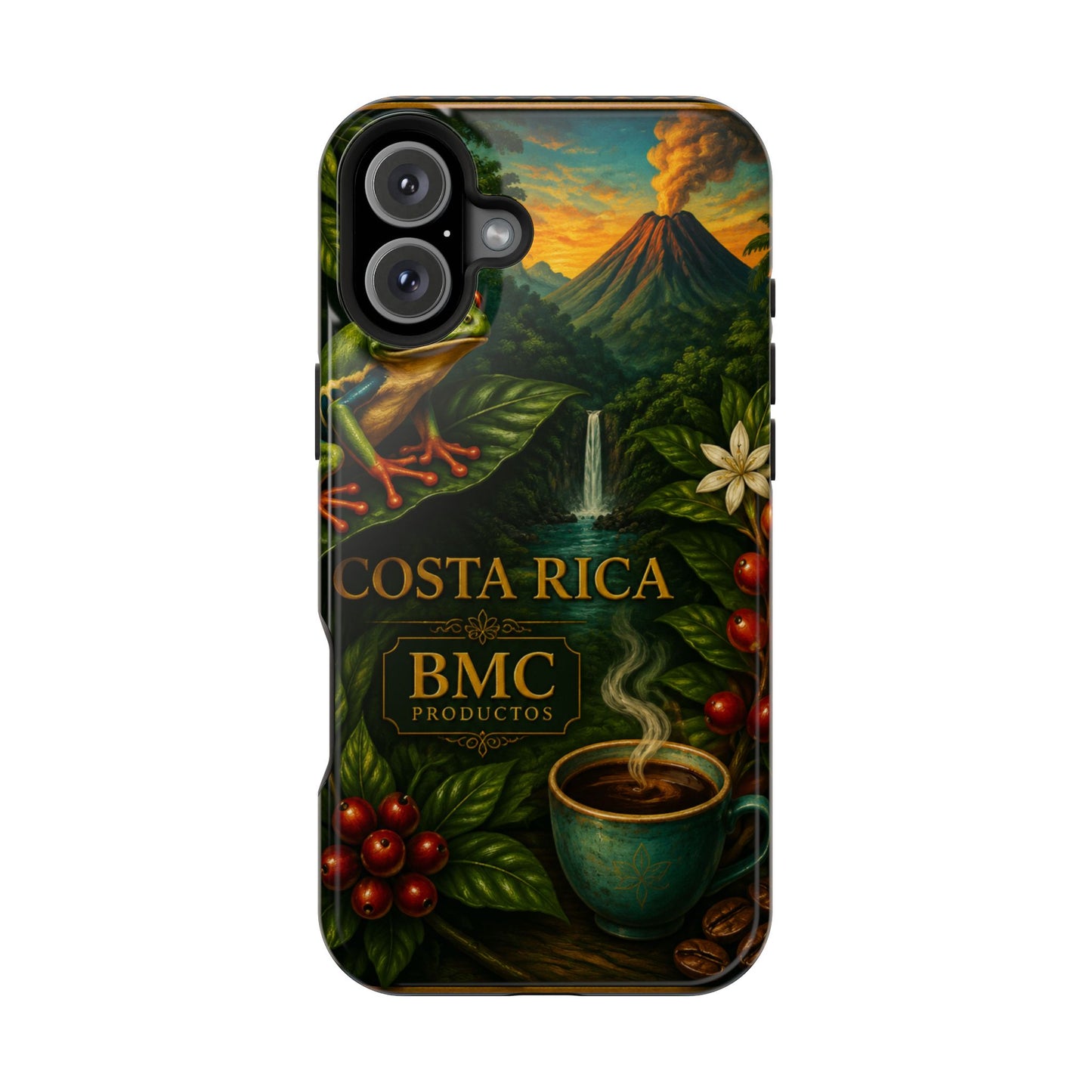 "Funda Magnética Reforzada Magnética Reforzada Costa Rica: Pura Vida entre Volcanes y Selvas 🌋🌴🦜"