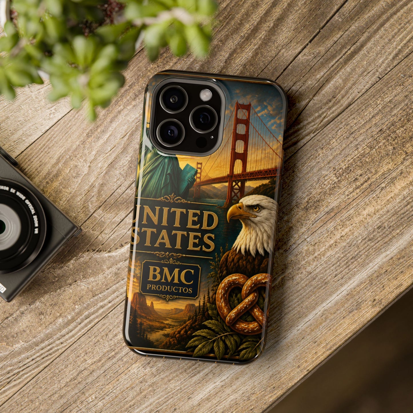 "Funda Magnética Reforzada Estados Unidos: Sueños, Libertad y Grandes Horizontes 🗽🏜️🌆"