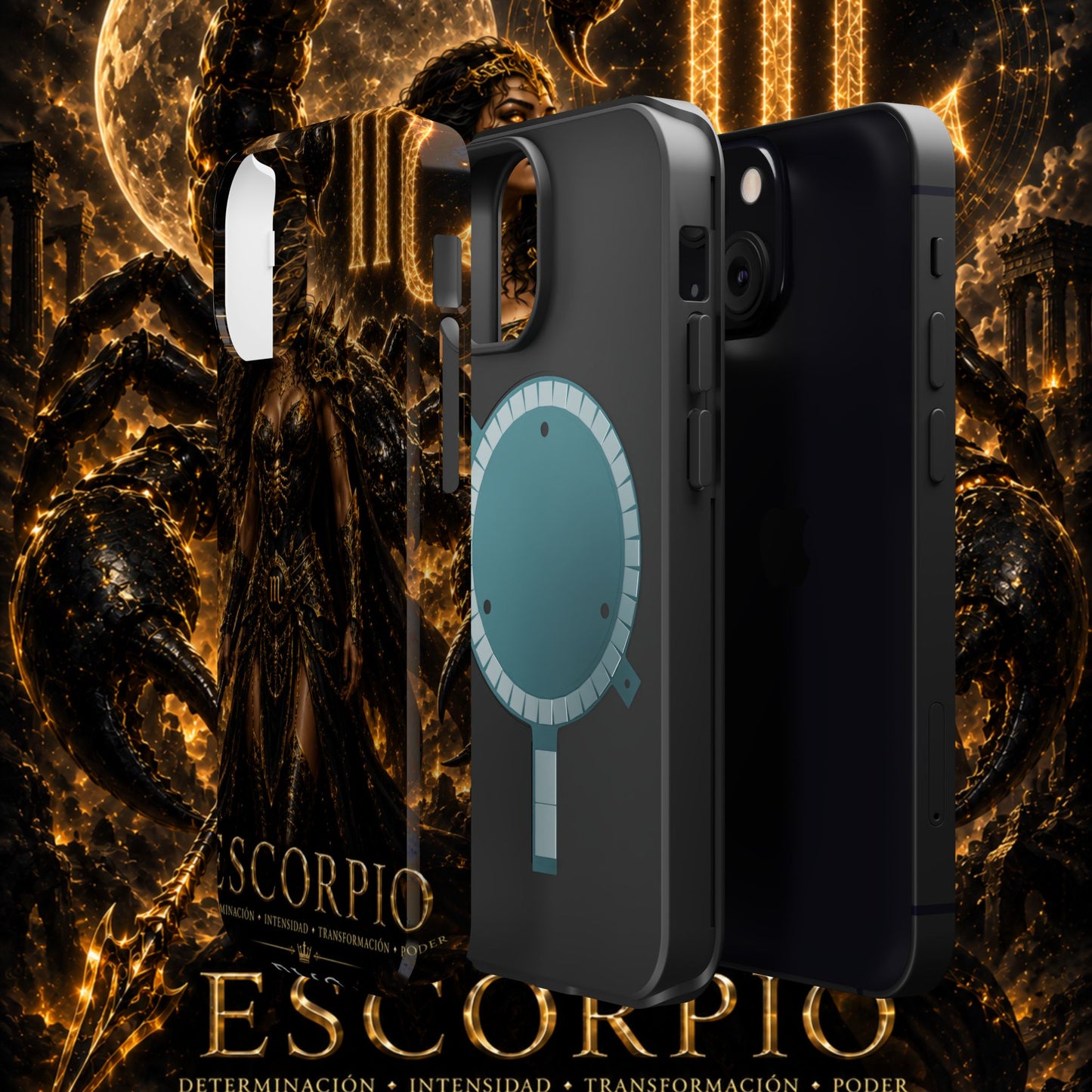 "Funda Magnética Reforzada ESCORPIO M –La Vigilante de las Sombras"