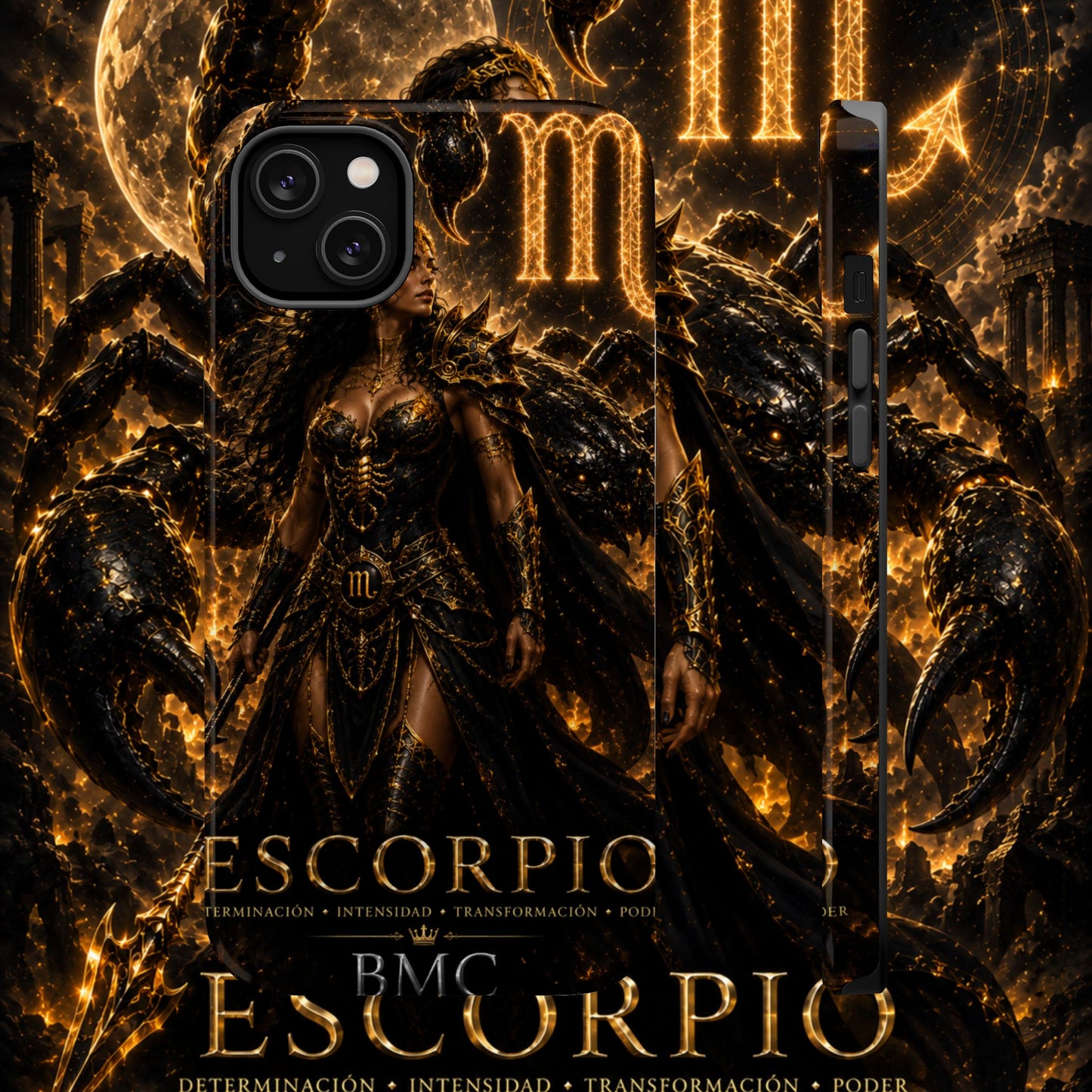 "Funda Magnética Reforzada ESCORPIO M –La Vigilante de las Sombras"