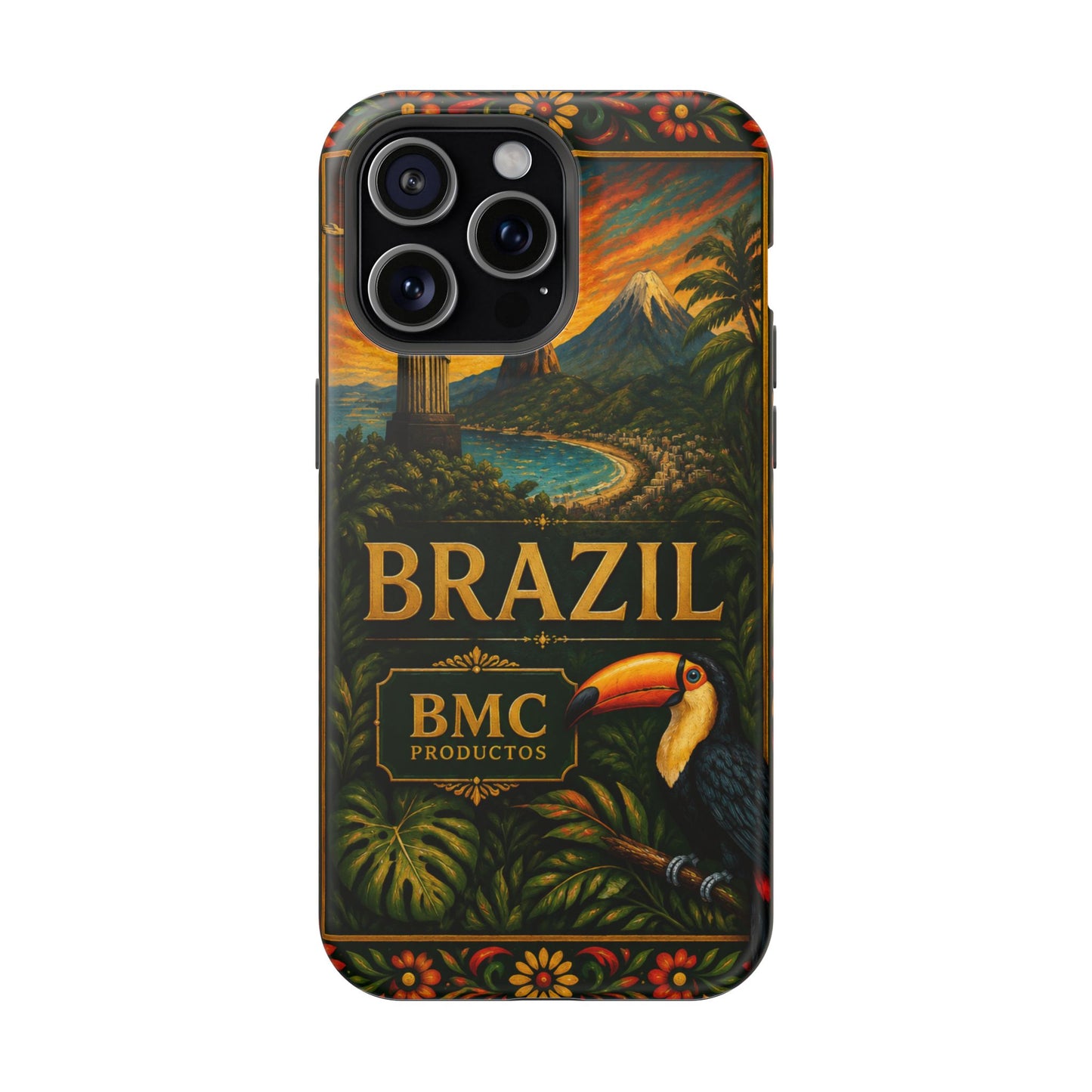"Funda Magnética Reforzada Magnética Reforzada Brasil: Ritmo, Naturaleza y Alegría Infinita 🎶🌴🏖️"