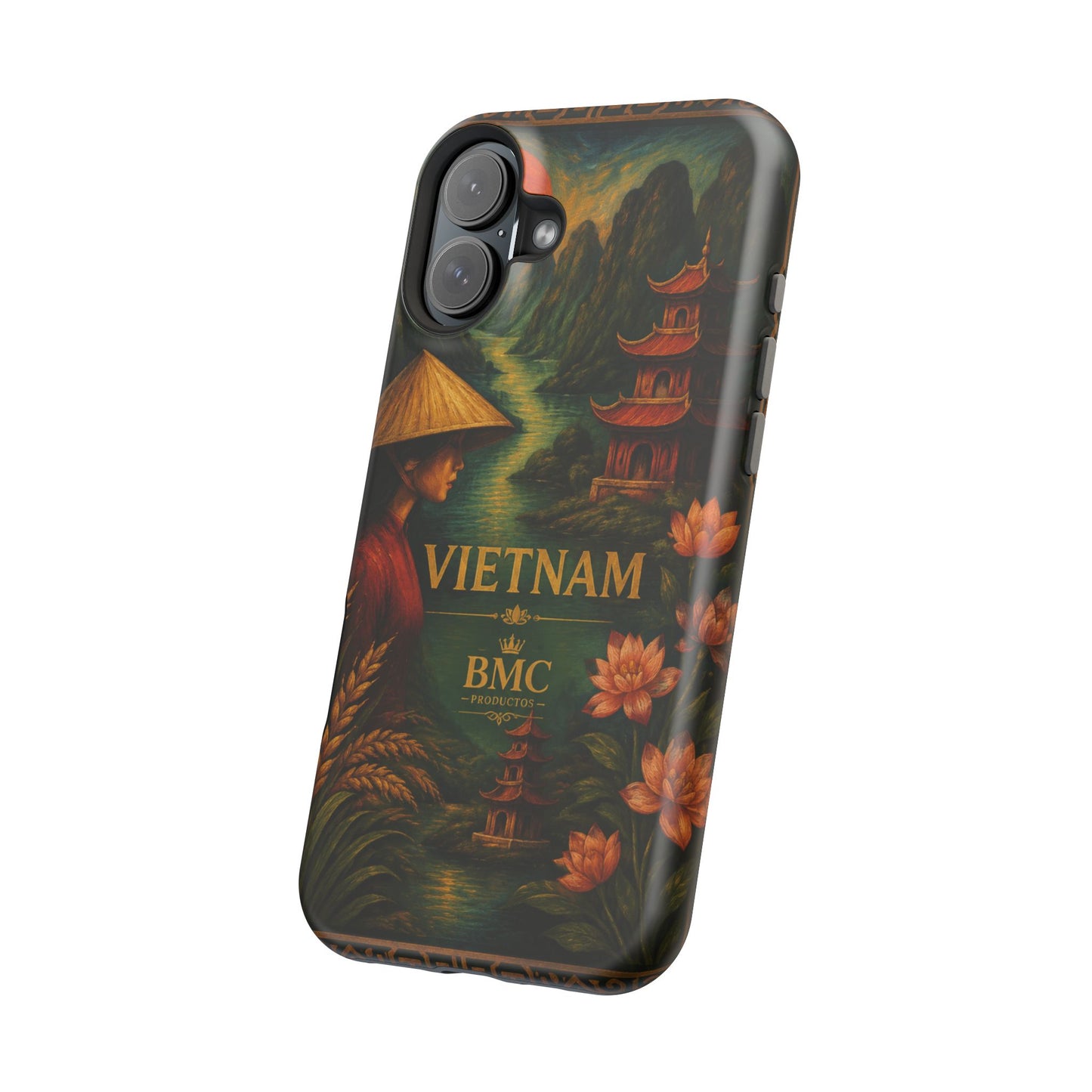 "Funda Magnética Reforzada Magnética Reforzada  Vietnam: Tradición, Naturaleza y Leyendas Ancestrales 🎋🏯🐉"