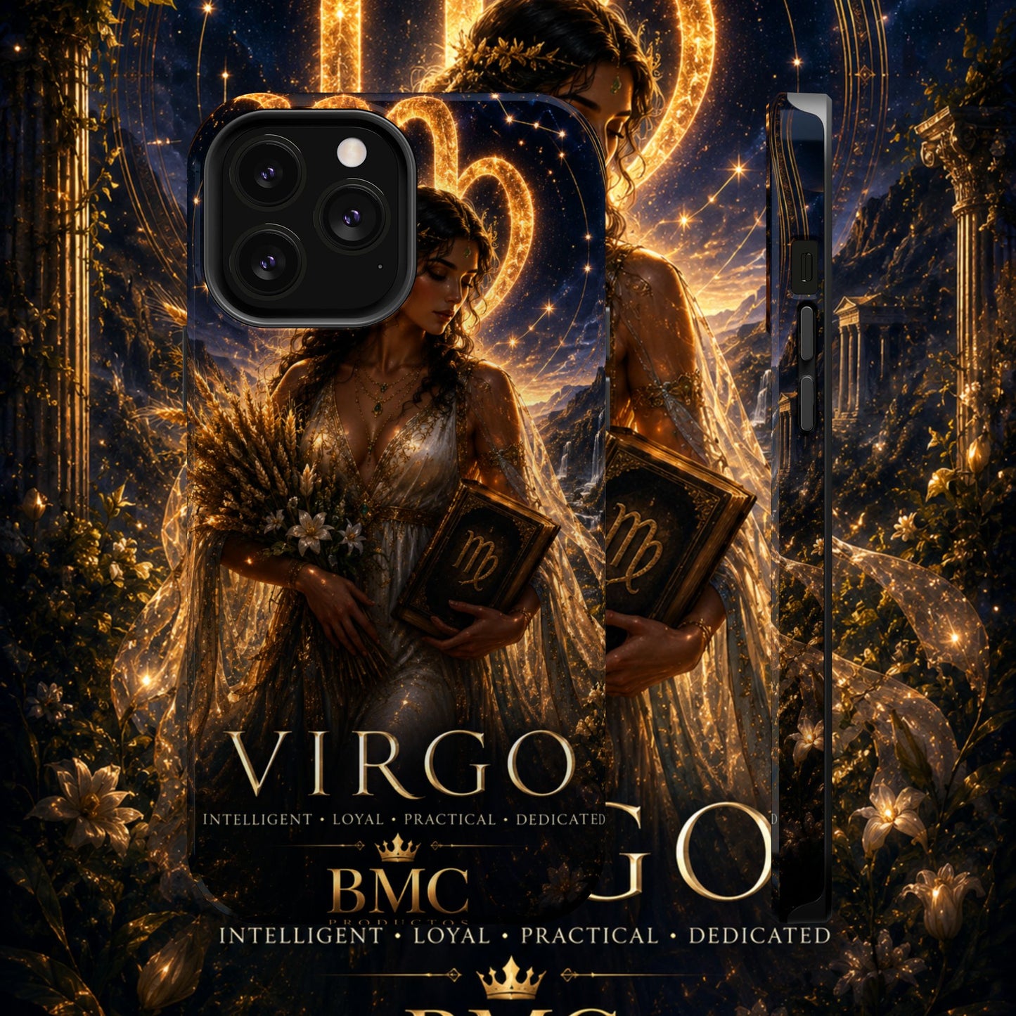 "Funda Magnética Reforzada ♍ Virgo-La Guardiana del Conocimiento"