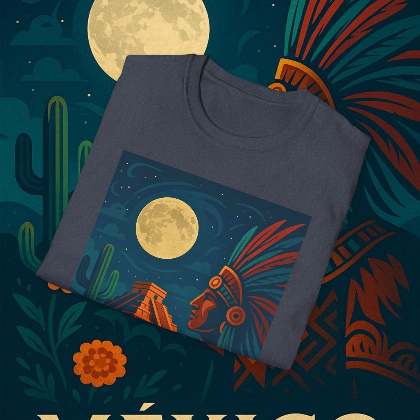 "Camiseta México: Tierra de Colores, Cultura y Corazón 🌵🎉🪅"