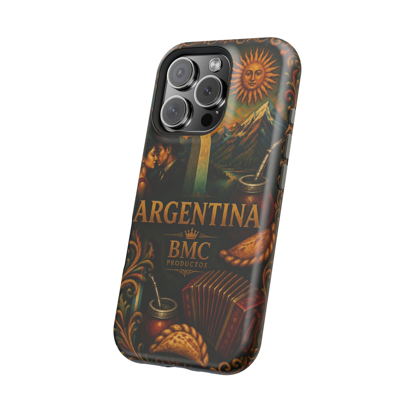 "Funda Magnética Reforzada Argentina: Pasión, Tradición y Tierra de Sueños🔥🏞️"