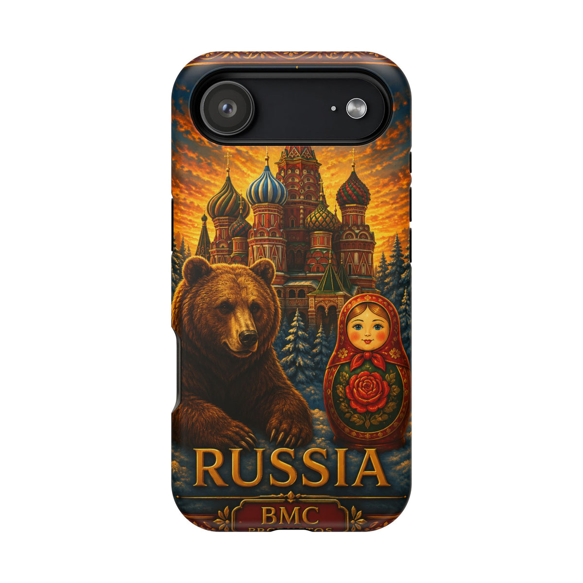 "Reinforced Magnetic Case Russia❄️ – Land of history, mystery, and grandeur"