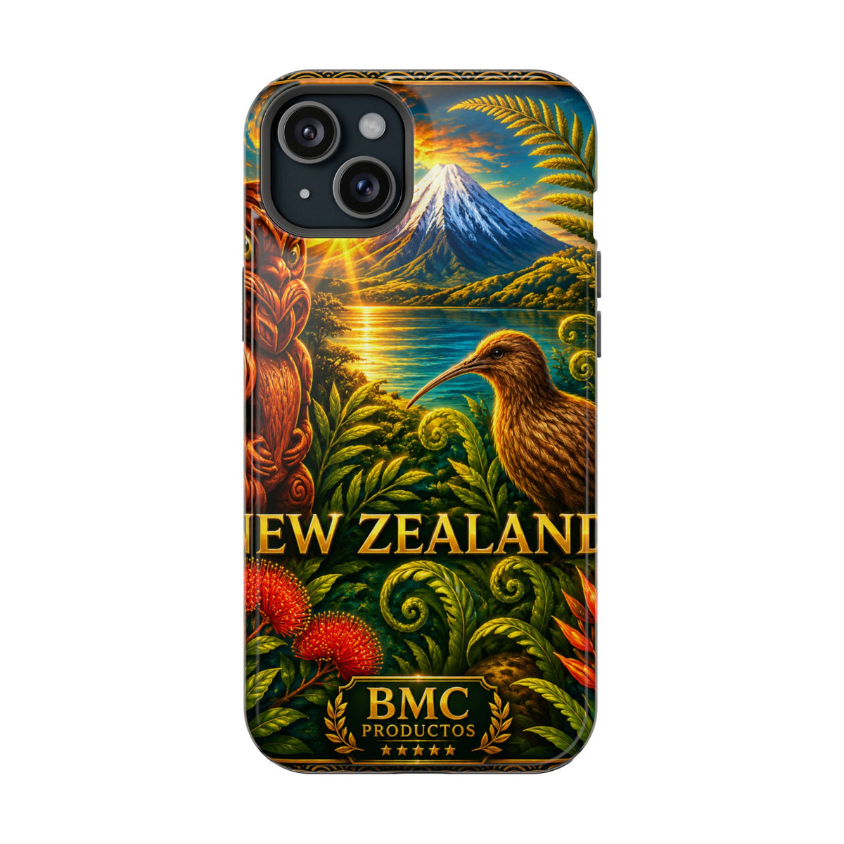 "New Zealand Reinforced Magnetic Case🏞️ – A paradise of nature and adventure"