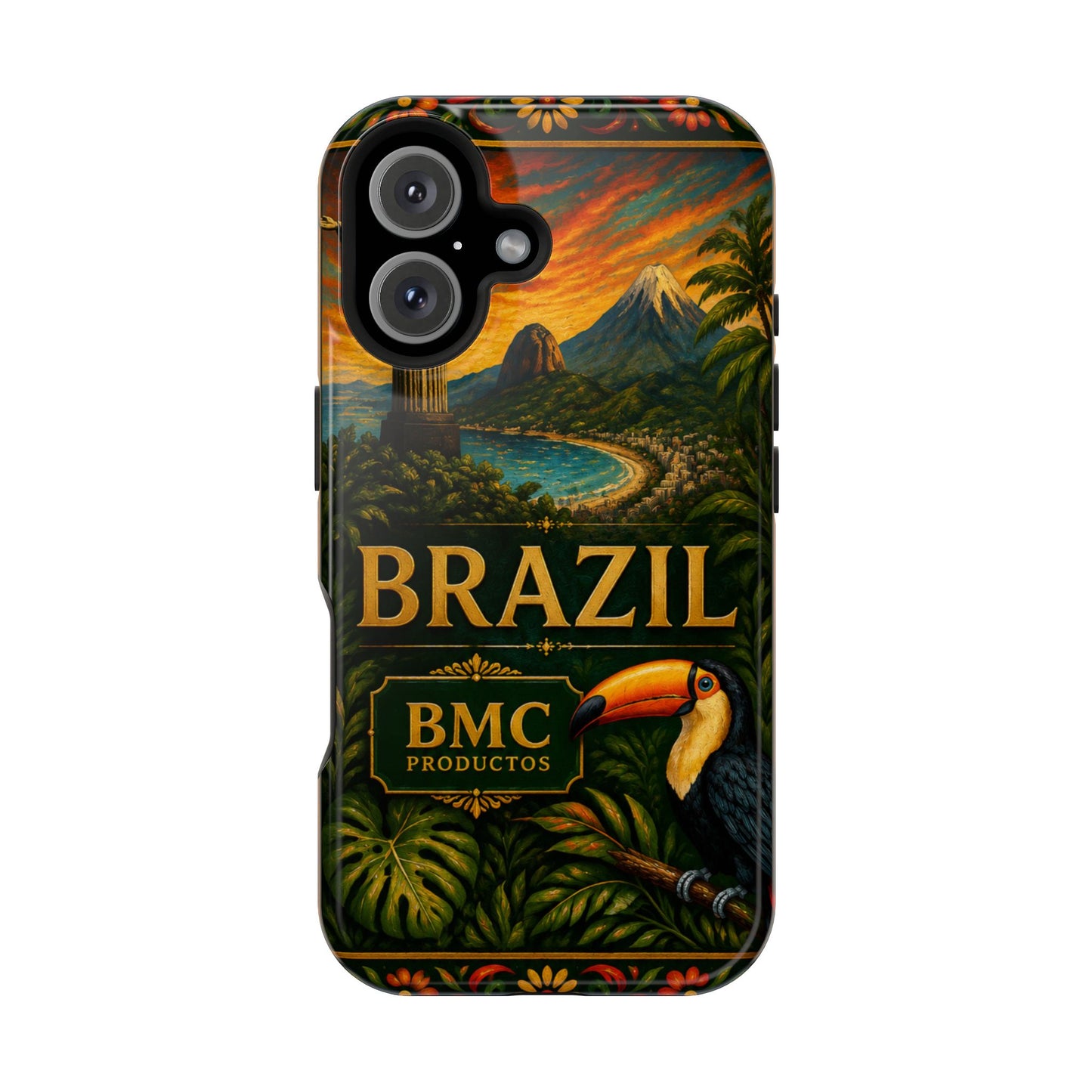 "Funda Magnética Reforzada Magnética Reforzada Brasil: Ritmo, Naturaleza y Alegría Infinita 🎶🌴🏖️"