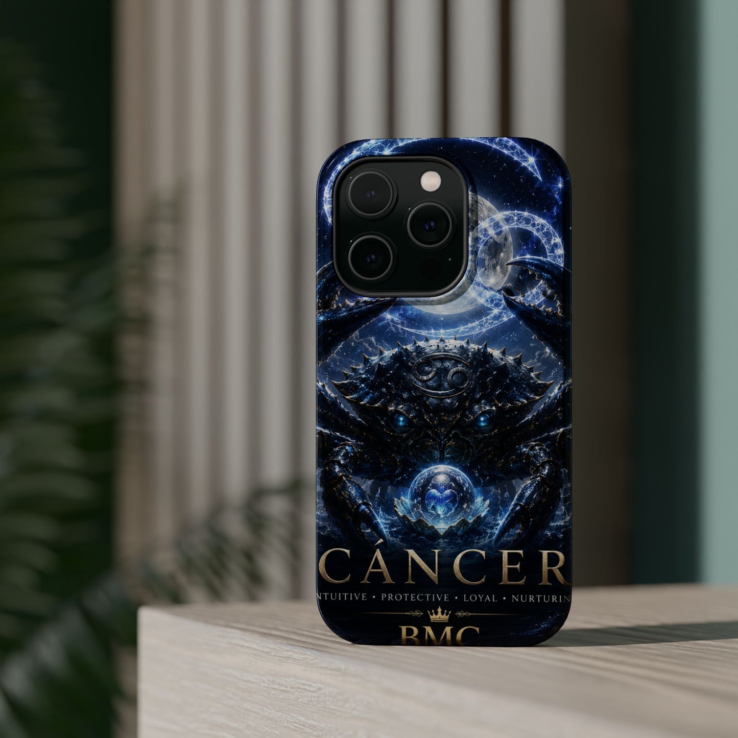 "Funda Magnética Reforzada ♋ Cáncer — Guardián de las profundidades""