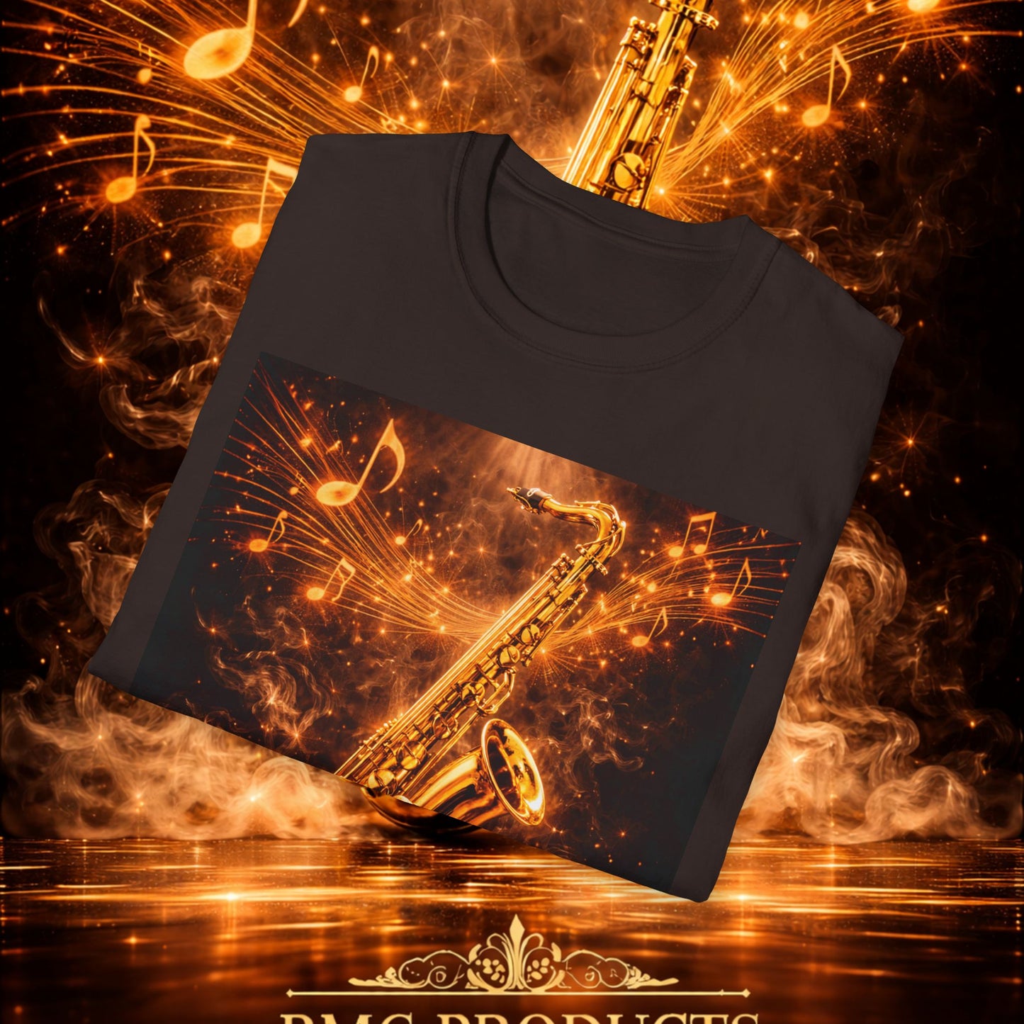 "Camiseta sax 🎷🔥 Haz que arda cada nota.” 🔥🎷