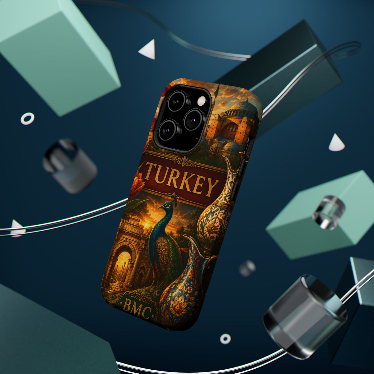 "Reinforced Magnetic Case Turkey✨ – Where East meets West"