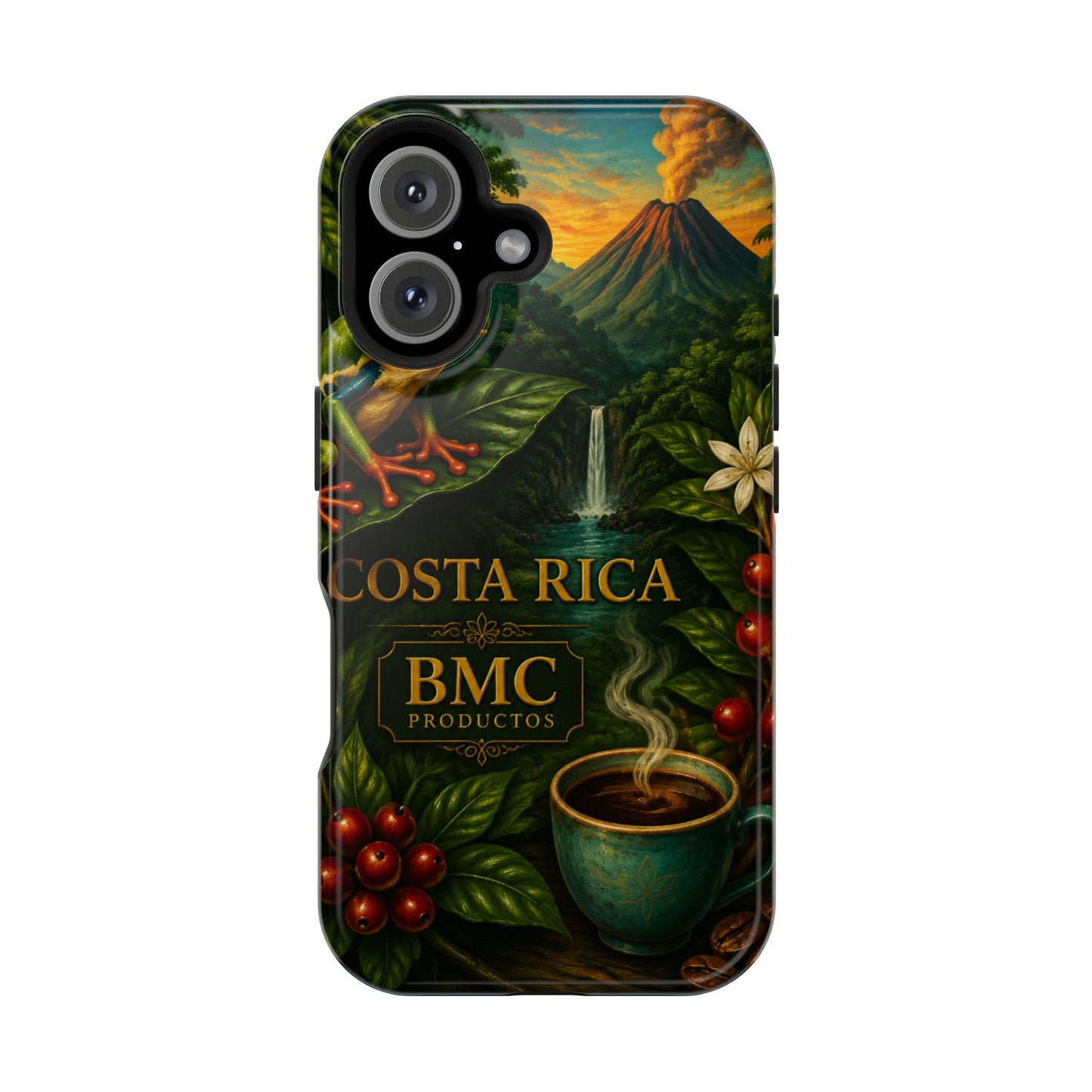 "Funda Magnética Reforzada Magnética Reforzada Costa Rica: Pura Vida entre Volcanes y Selvas 🌋🌴🦜"