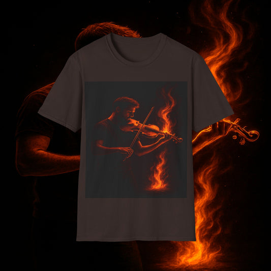 "Camiseta violin 🎻🔥 Toca con el alma. Quema con cada nota.” 🔥🎻