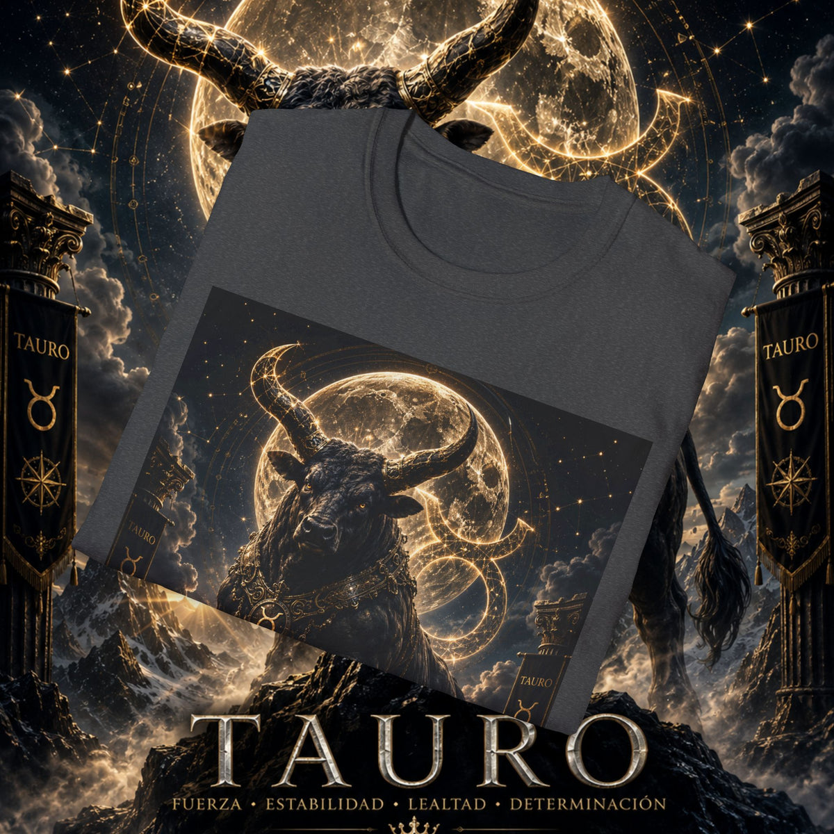 "Camiseta ♉ Tauro — Fuerza silenciosa de la tierra"