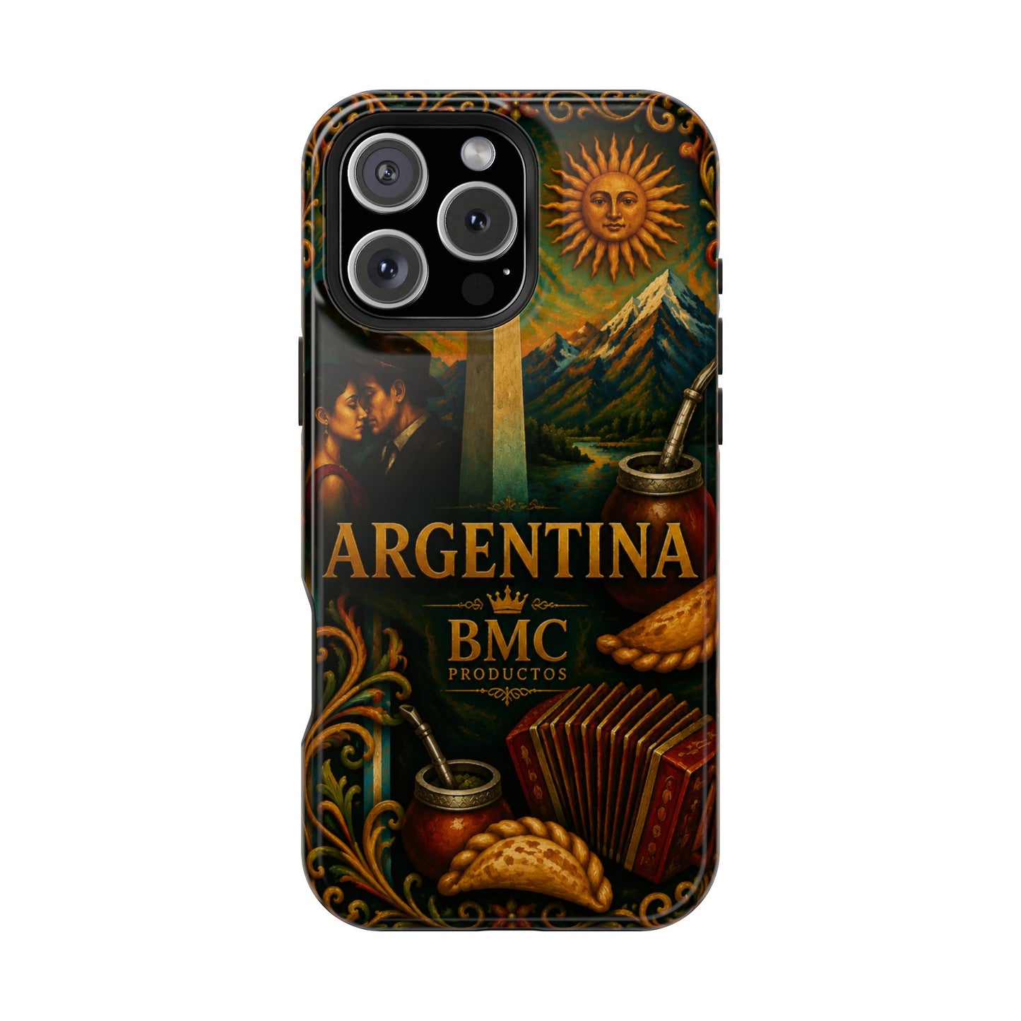 "Funda Magnética Reforzada Argentina: Pasión, Tradición y Tierra de Sueños🔥🏞️"