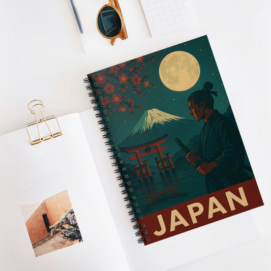 "libreta Japón: Tradición entre Cerezos y Montañas 🌸⛩️🗻"