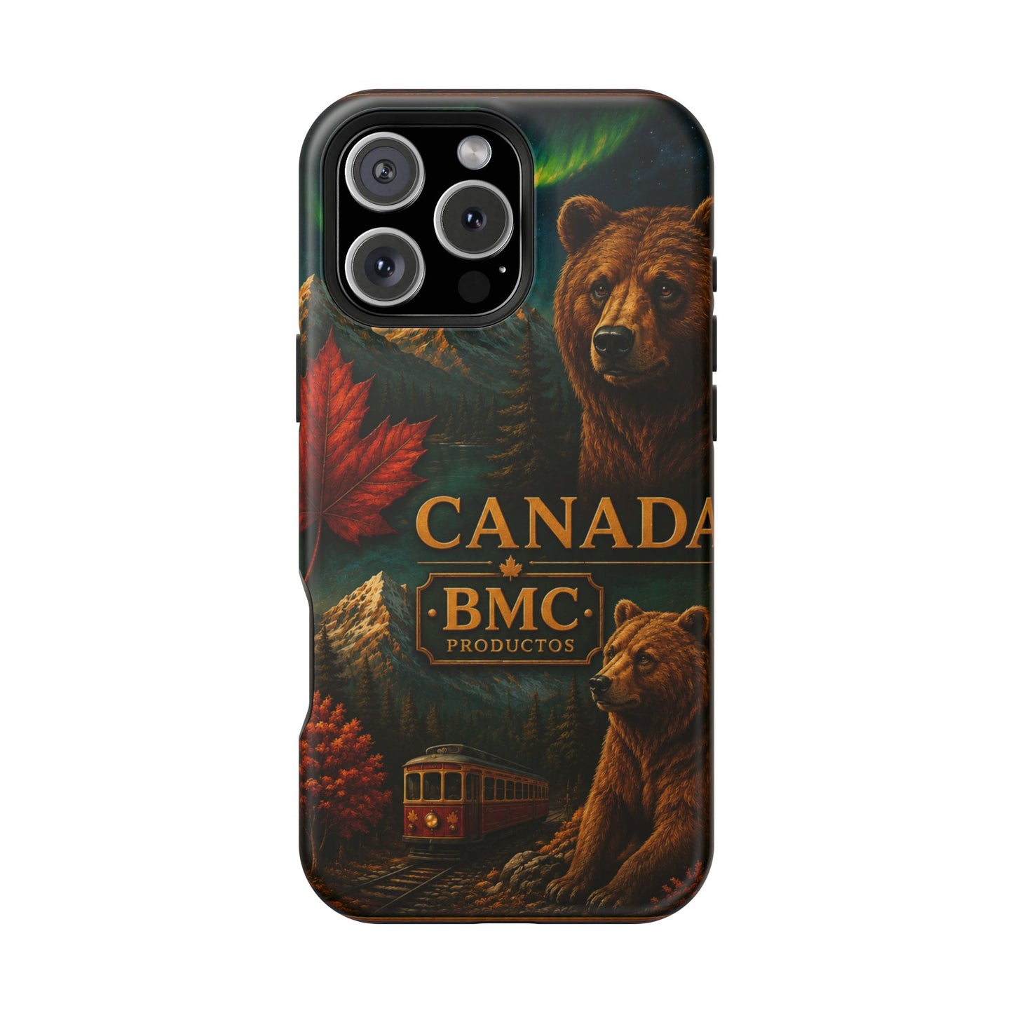 "Funda Magnética Reforzada Magnética Reforzada Canadá: Naturaleza Majestuosa y Espíritu Libre 🍁🏞️🦌"