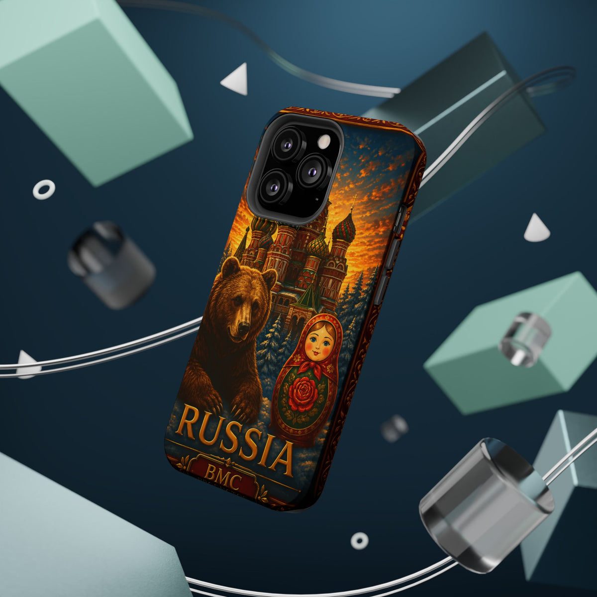 "Reinforced Magnetic Case Russia❄️ – Land of history, mystery, and grandeur"