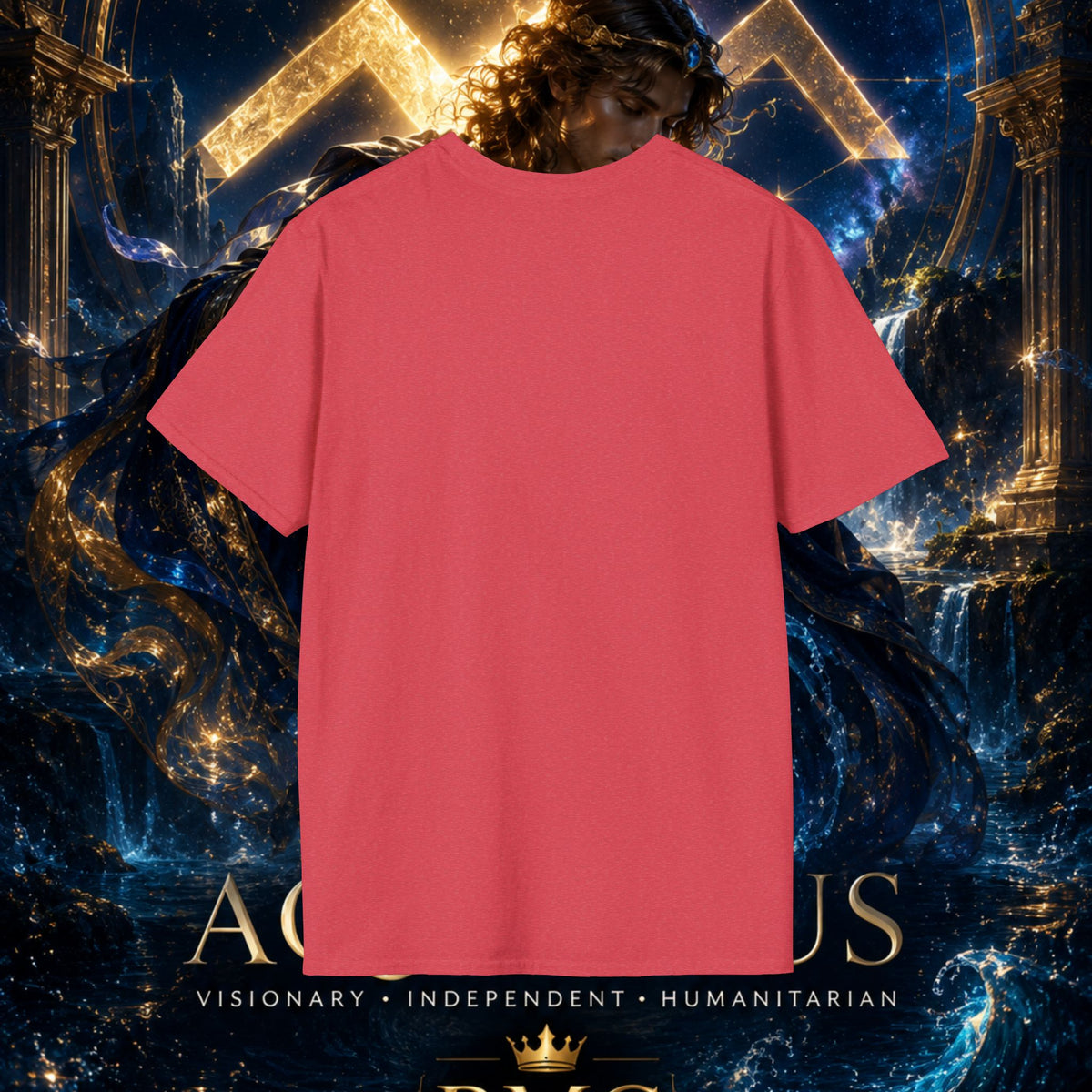 "Camiseta ♒ ACUARIO – El Visionario del Cielo y el Agua"