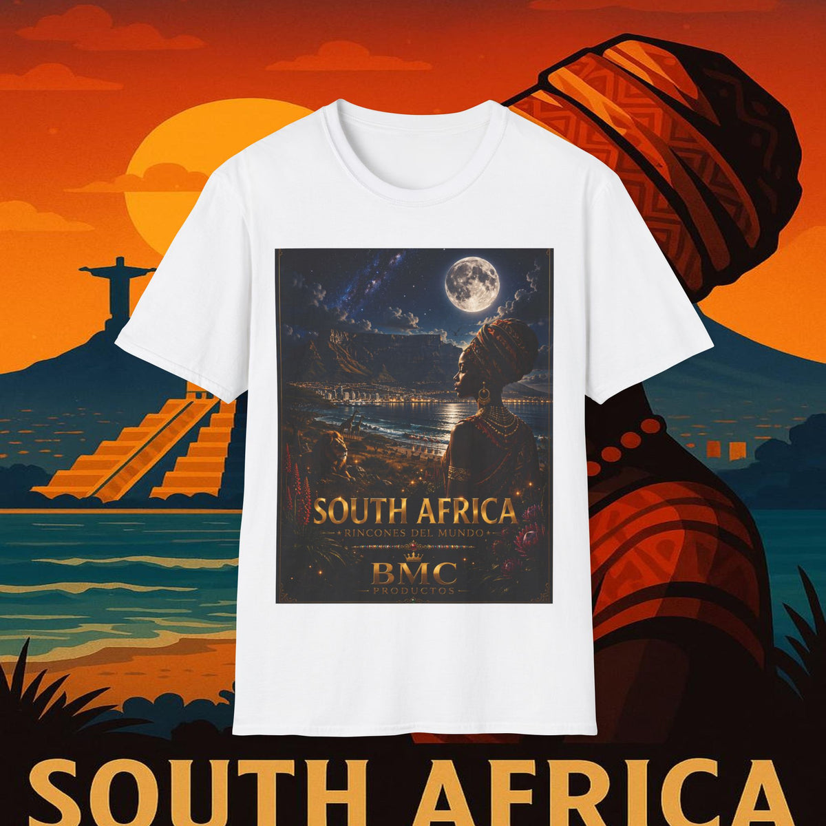 "Camiseta Sudáfrica 🌍 – Un mundo de aventuras y diversidad"