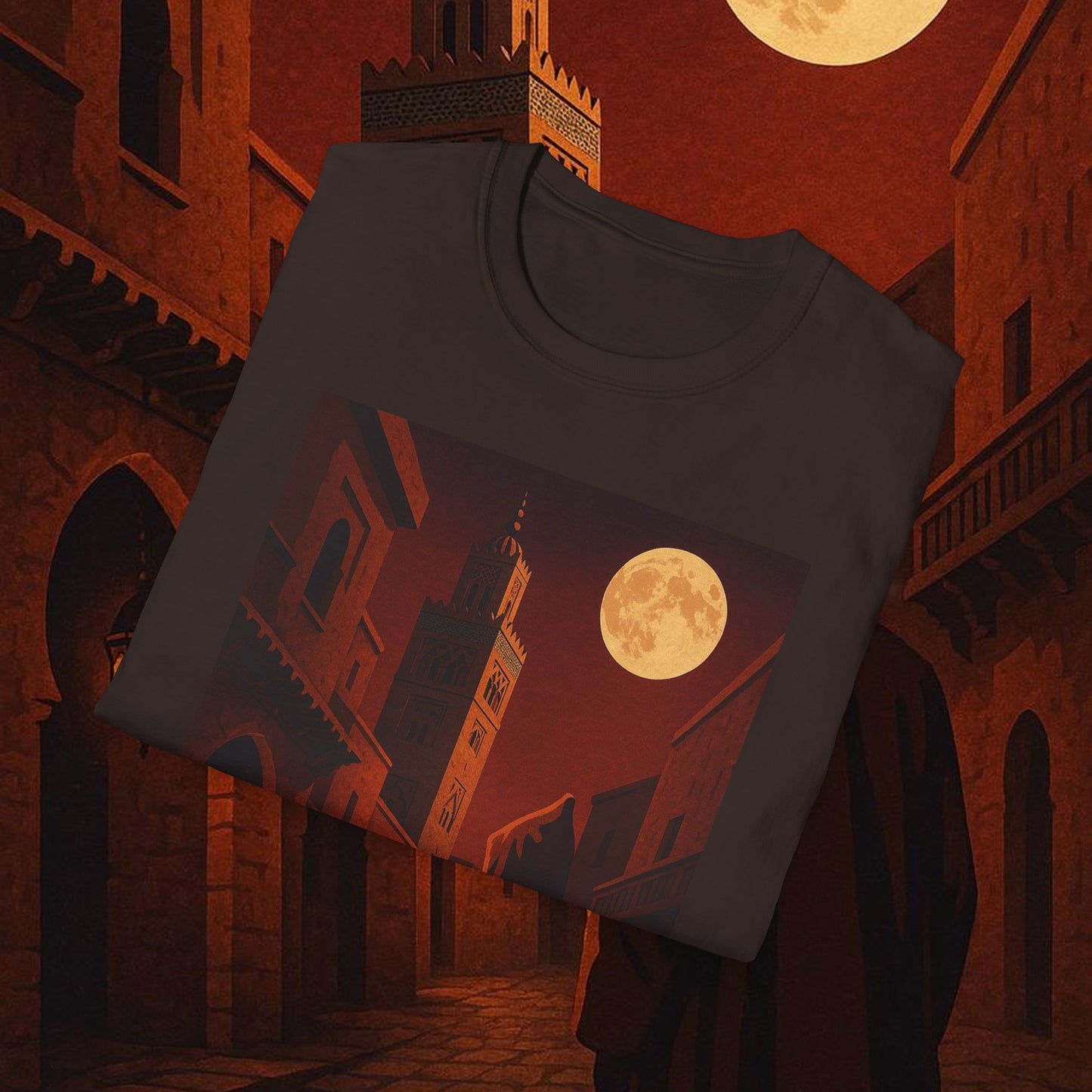"Camiseta  Marruecos: Magia del Desierto y Ciudades de Mil Colores 🐪🏜️🕌"