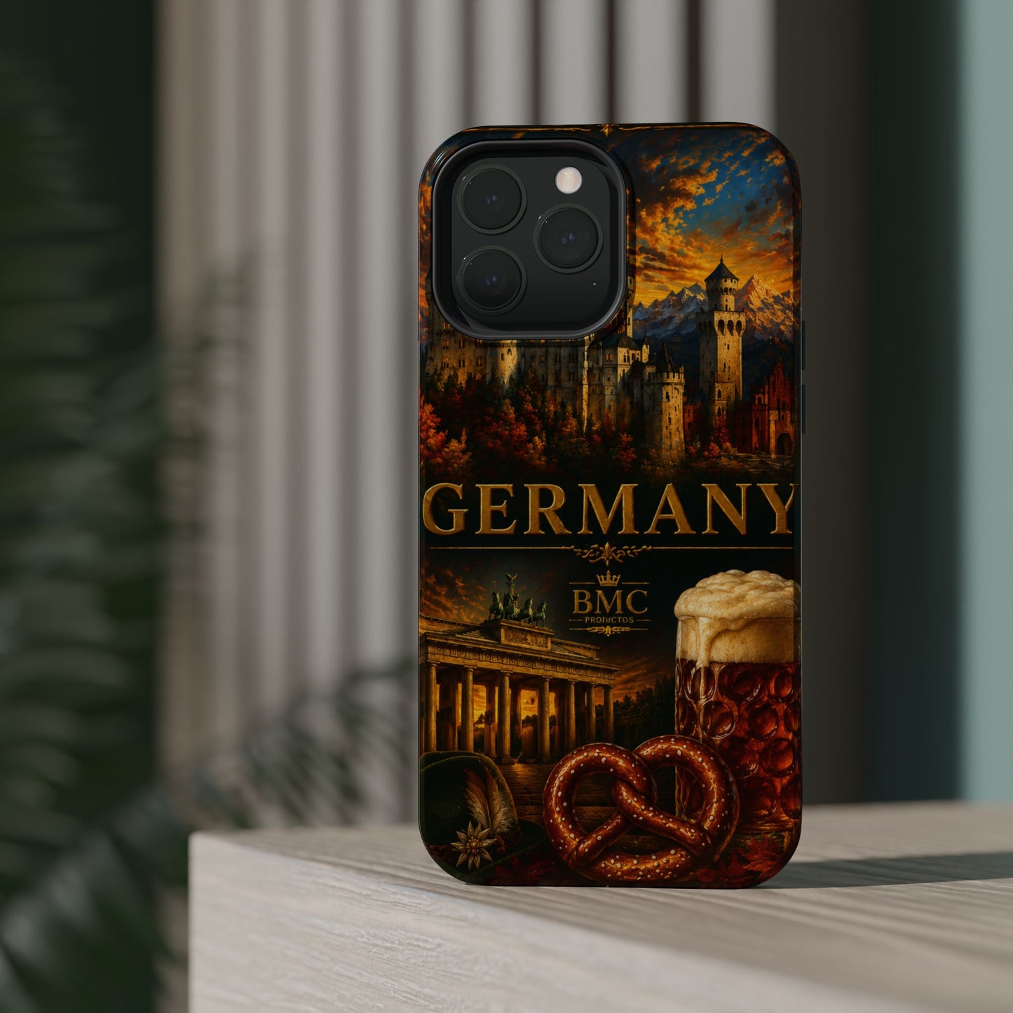 "Funda Magnética Reforzada Alemania: Fortaleza, Historia y Tradición 🎖️🏰🍺"