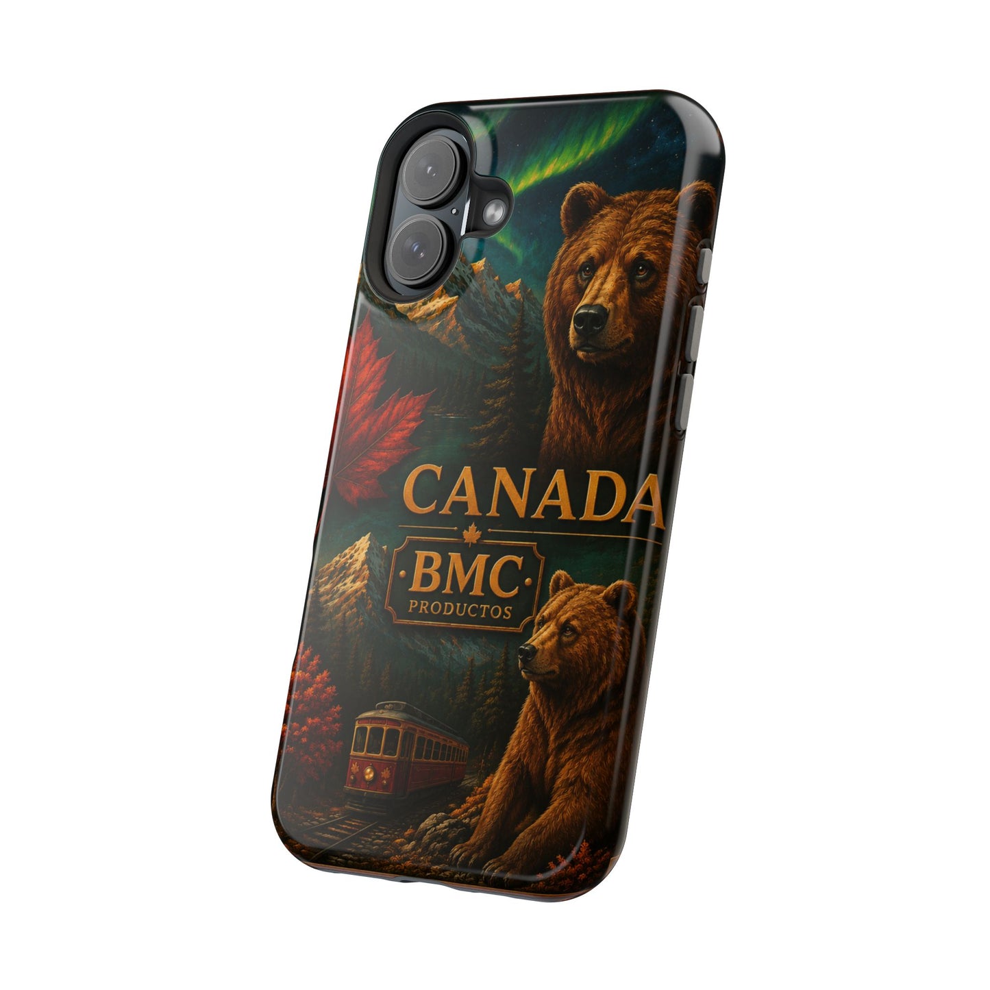 "Funda Magnética Reforzada Magnética Reforzada Canadá: Naturaleza Majestuosa y Espíritu Libre 🍁🏞️🦌"