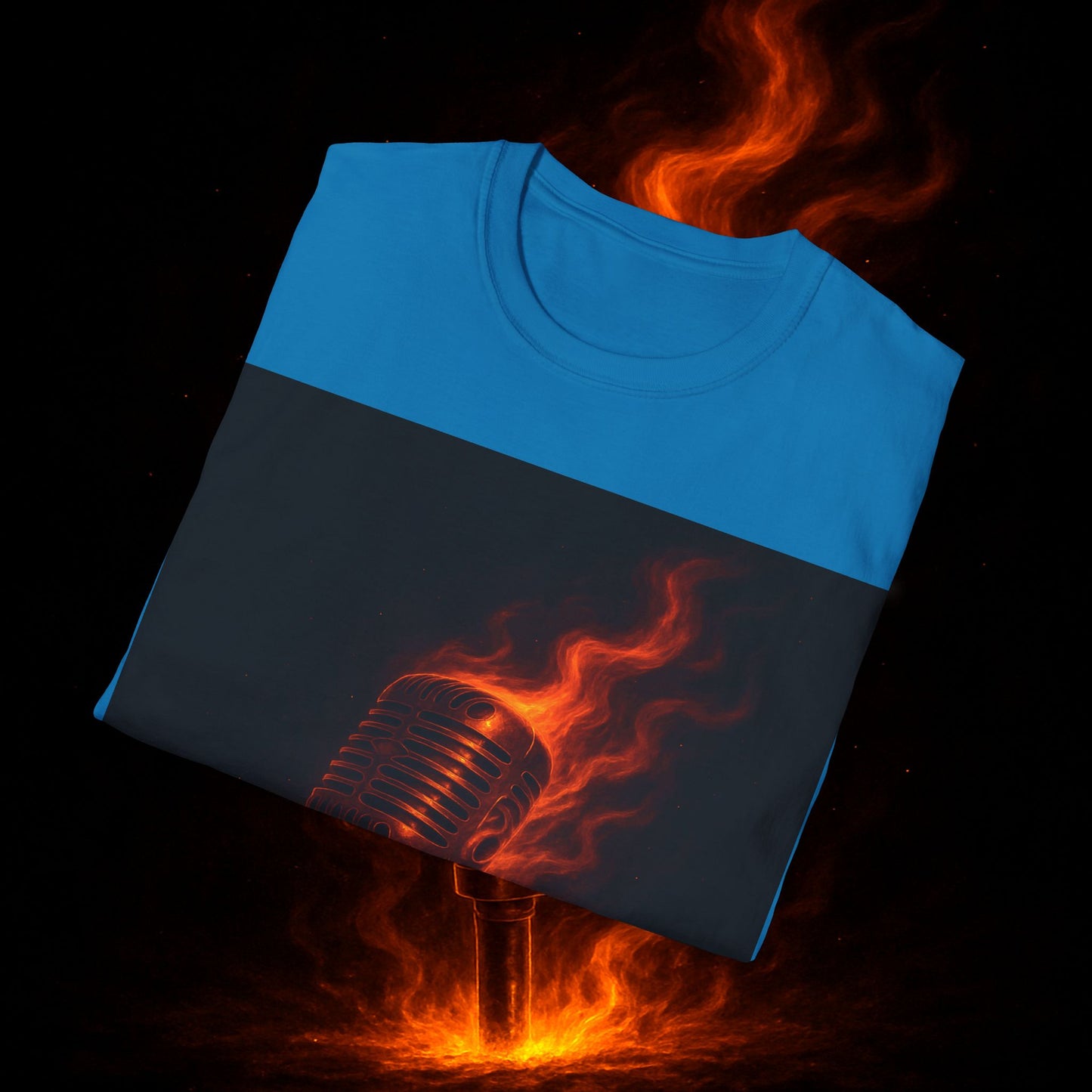 "Camiseta voz 🎤🔥Dilo con fuego. Cántalo con alma.” 🔥🎤