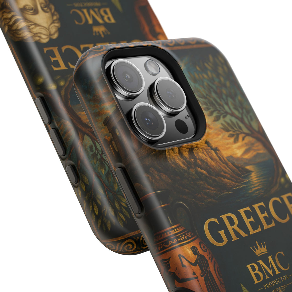 "Funda Magnética Reforzada Magnética Reforzada Grecia: Cuna de Dioses, Maravillas y Filosofía 🌊🏛️⚡"