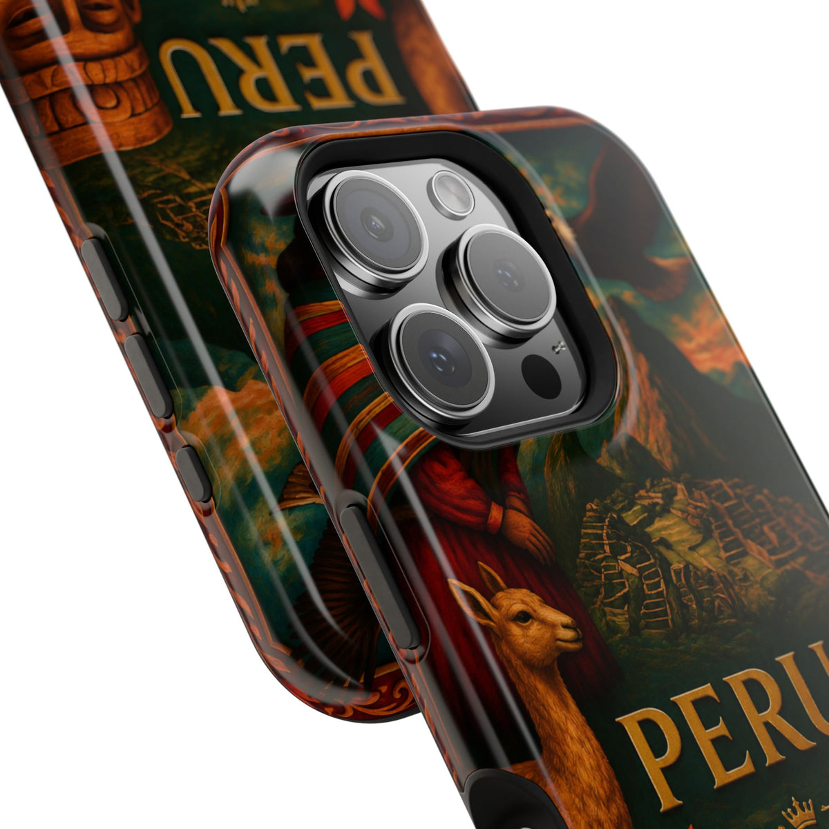"Peru: Mysticism, History, and Eternal Wonders Reinforced Magnetic Case 🏔️🦙🛕"
