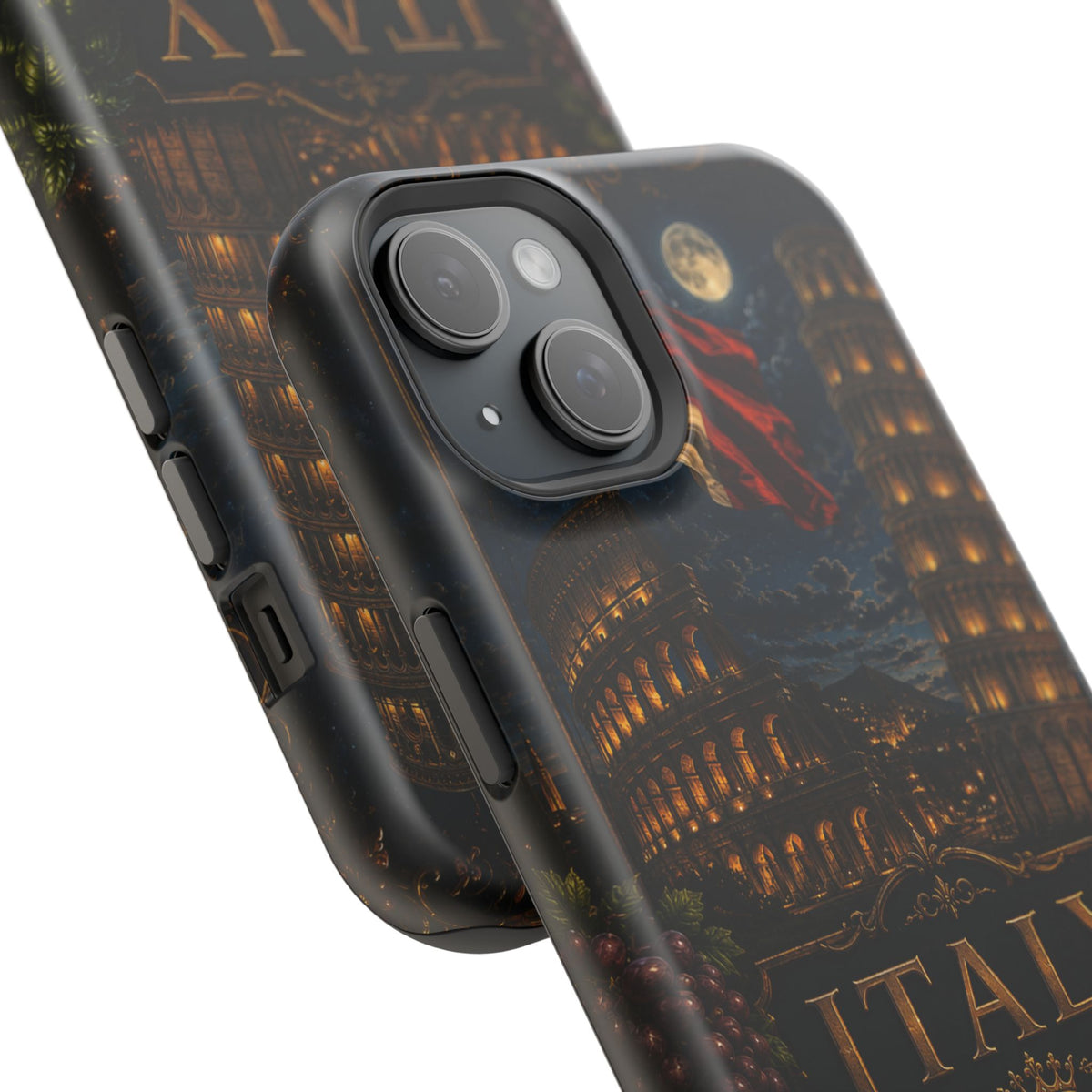 "Funda Magnética Reforzada Magnética Reforzada Italia: Arte, Pasión y Sabores Eternos 🎨🍝🏛️"