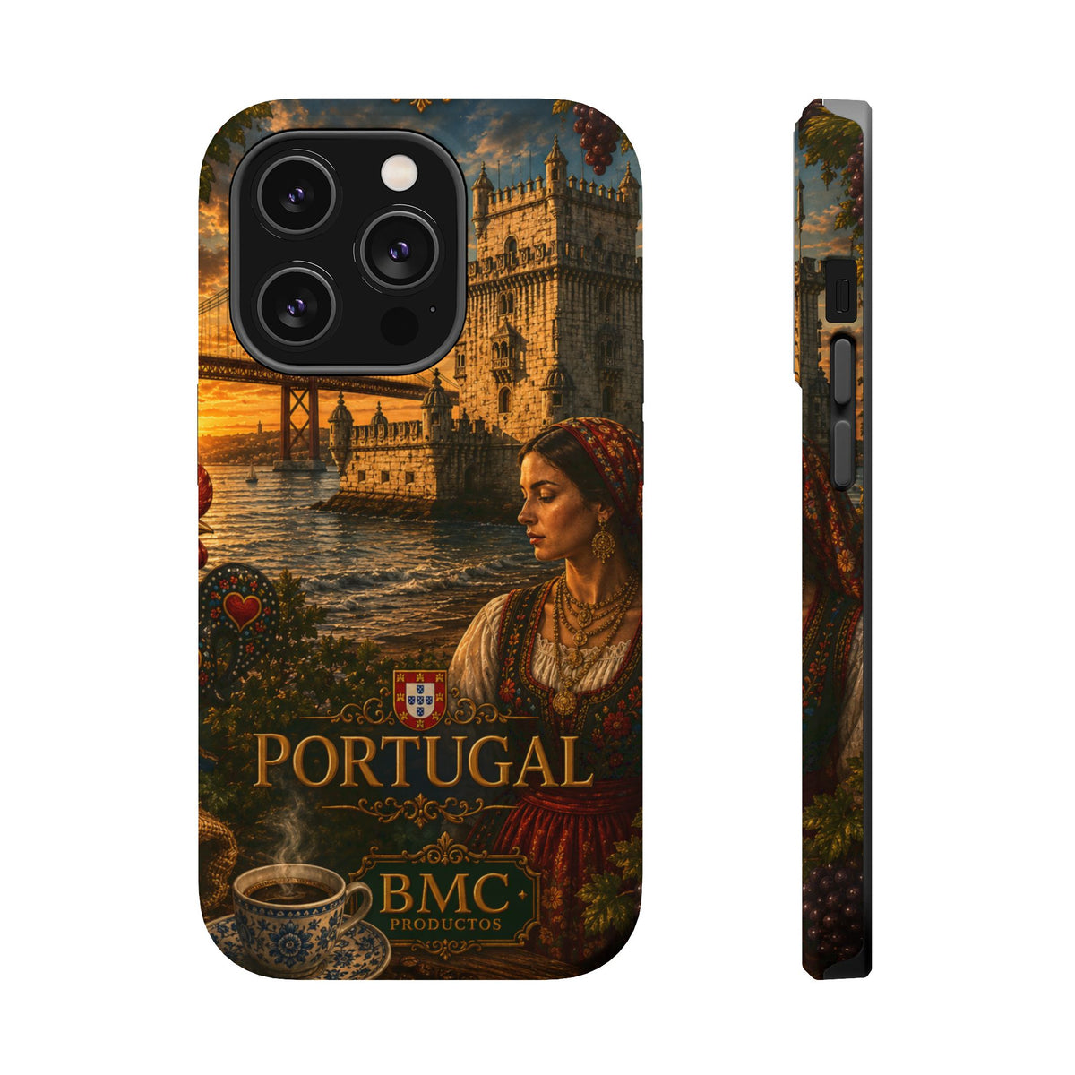 "Reinforced Magnetic Case Portugal: Atlantic Charm, Fados and Azulejos 🌊🎶🧿"