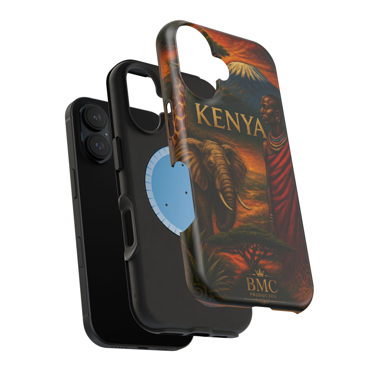 "Reinforced Magnetic Case Kenya: Wild Adventure and Land of Infinite Horizons 🦁🌄🏕️"