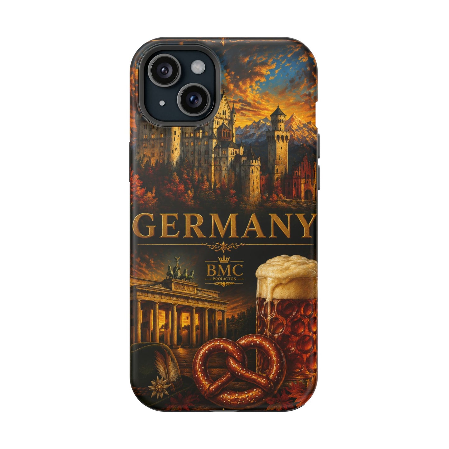 "Funda Magnética Reforzada Alemania: Fortaleza, Historia y Tradición 🎖️🏰🍺"