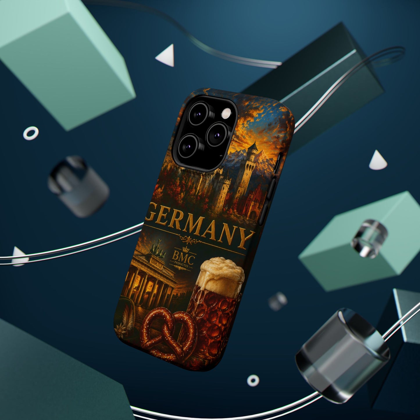 "Funda Magnética Reforzada Alemania: Fortaleza, Historia y Tradición 🎖️🏰🍺"