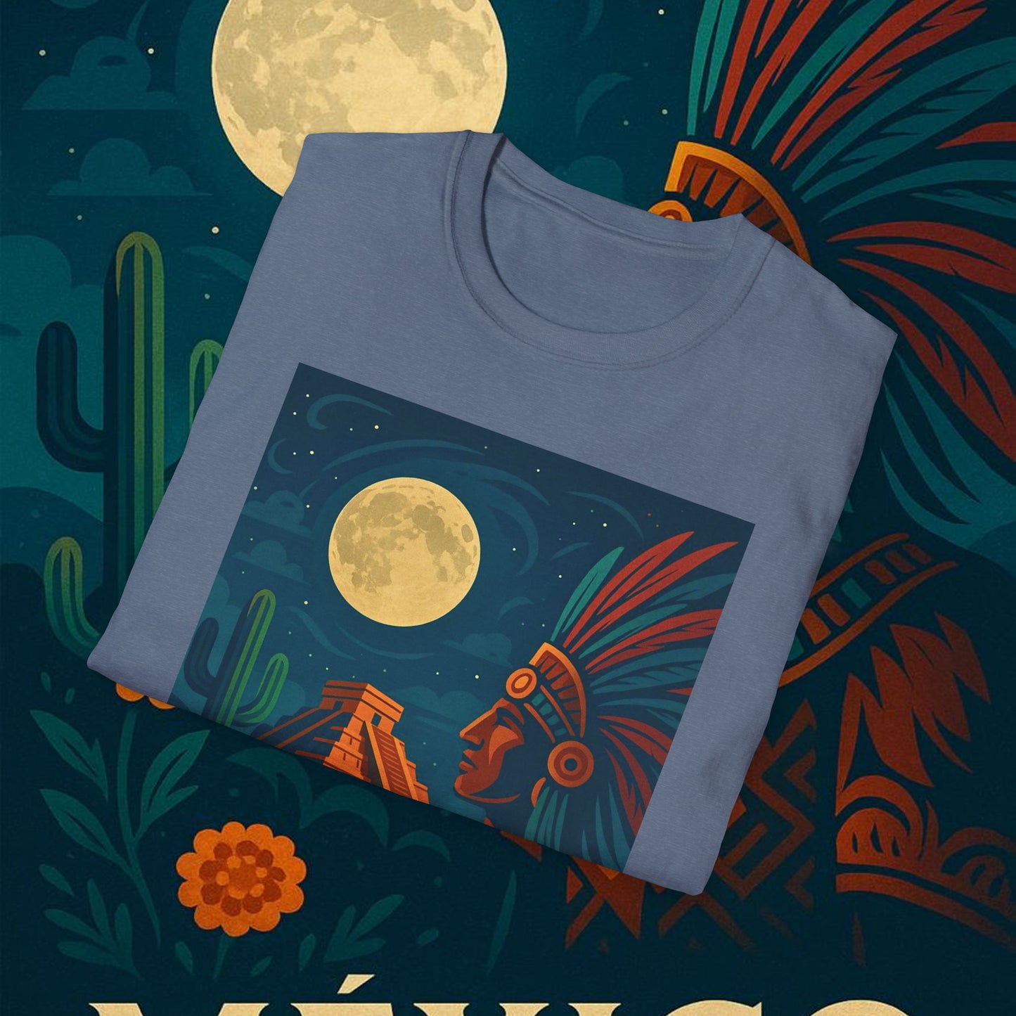 "Camiseta México: Tierra de Colores, Cultura y Corazón 🌵🎉🪅"