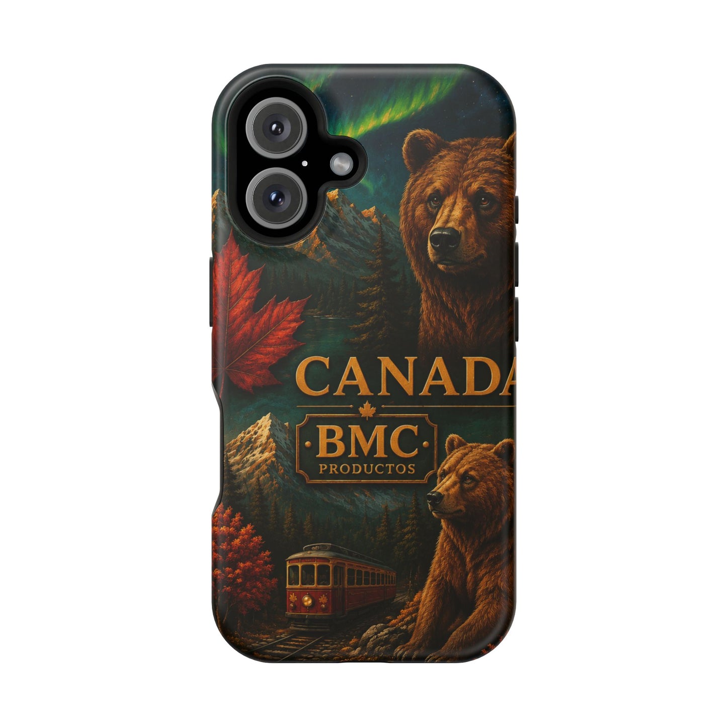 "Funda Magnética Reforzada Magnética Reforzada Canadá: Naturaleza Majestuosa y Espíritu Libre 🍁🏞️🦌"