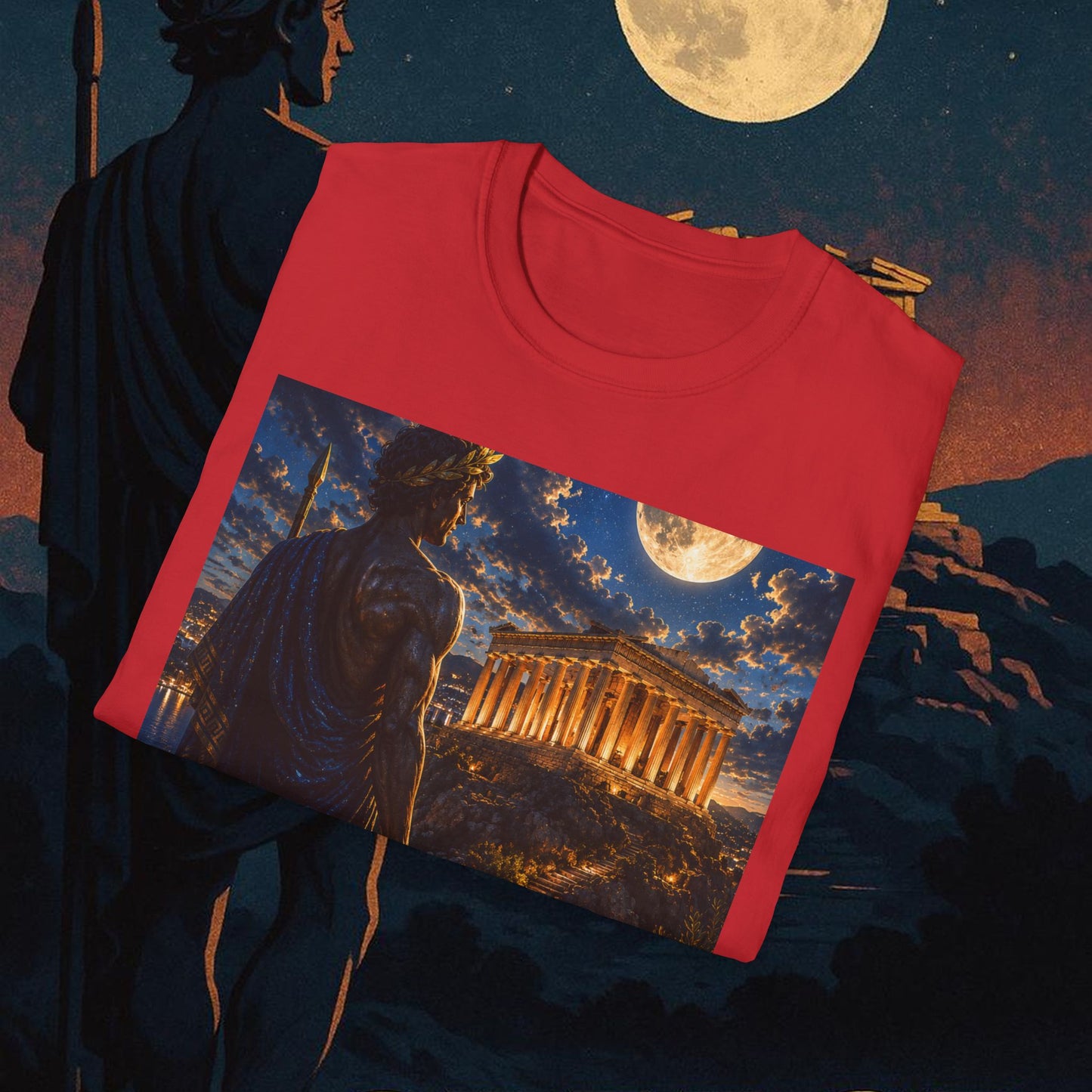 "Camiseta Grecia: Cuna de Dioses, Maravillas y Filosofía 🌊🏛️⚡"
