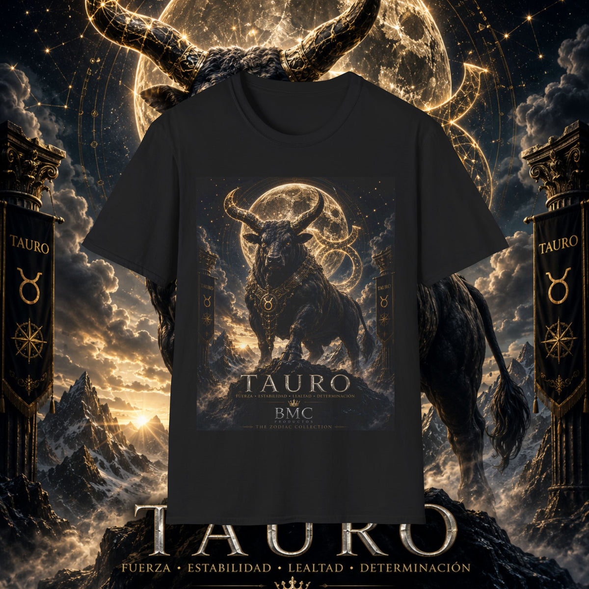 "Camiseta ♉ Tauro — Fuerza silenciosa de la tierra"
