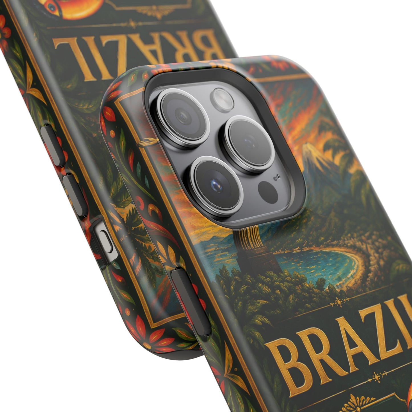 "Funda Magnética Reforzada Magnética Reforzada Brasil: Ritmo, Naturaleza y Alegría Infinita 🎶🌴🏖️"
