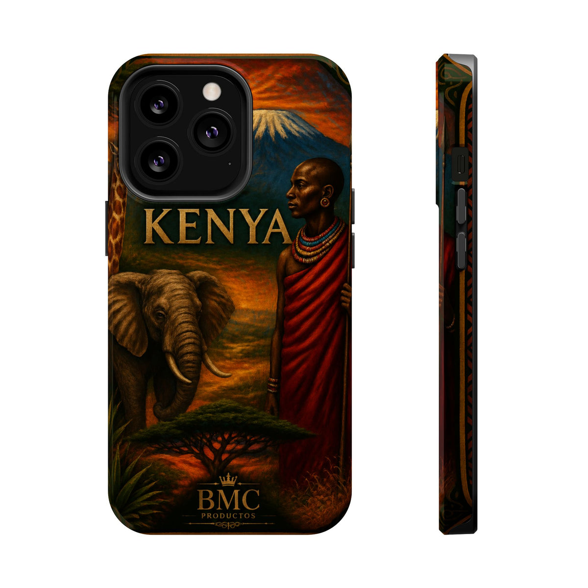 "Reinforced Magnetic Case Kenya: Wild Adventure and Land of Infinite Horizons 🦁🌄🏕️"
