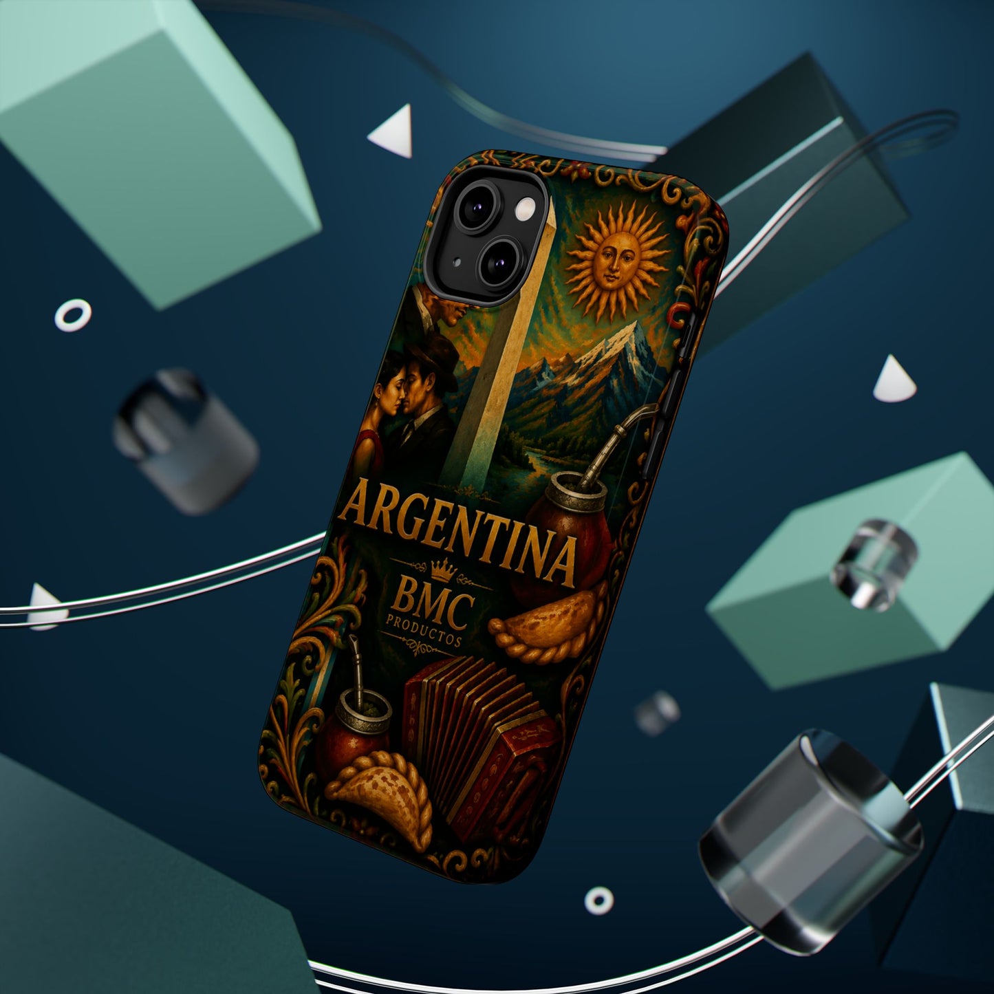 "Funda Magnética Reforzada Argentina: Pasión, Tradición y Tierra de Sueños🔥🏞️"