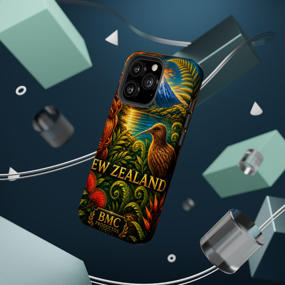 "New Zealand Reinforced Magnetic Case🏞️ – A paradise of nature and adventure"