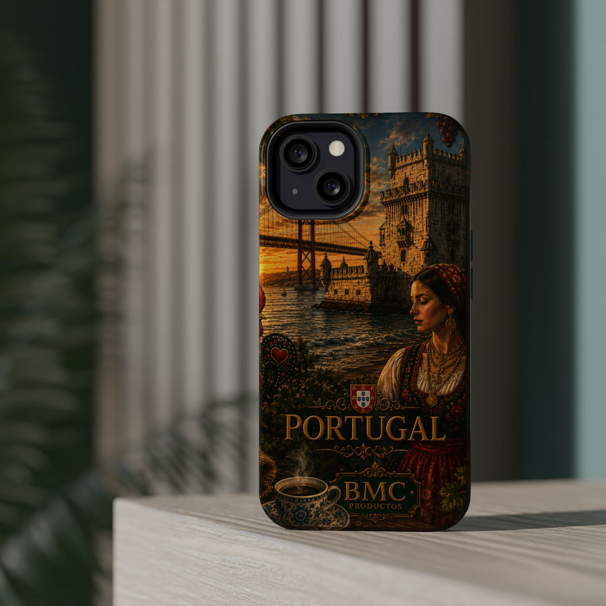 "Reinforced Magnetic Case Portugal: Atlantic Charm, Fados and Azulejos 🌊🎶🧿"